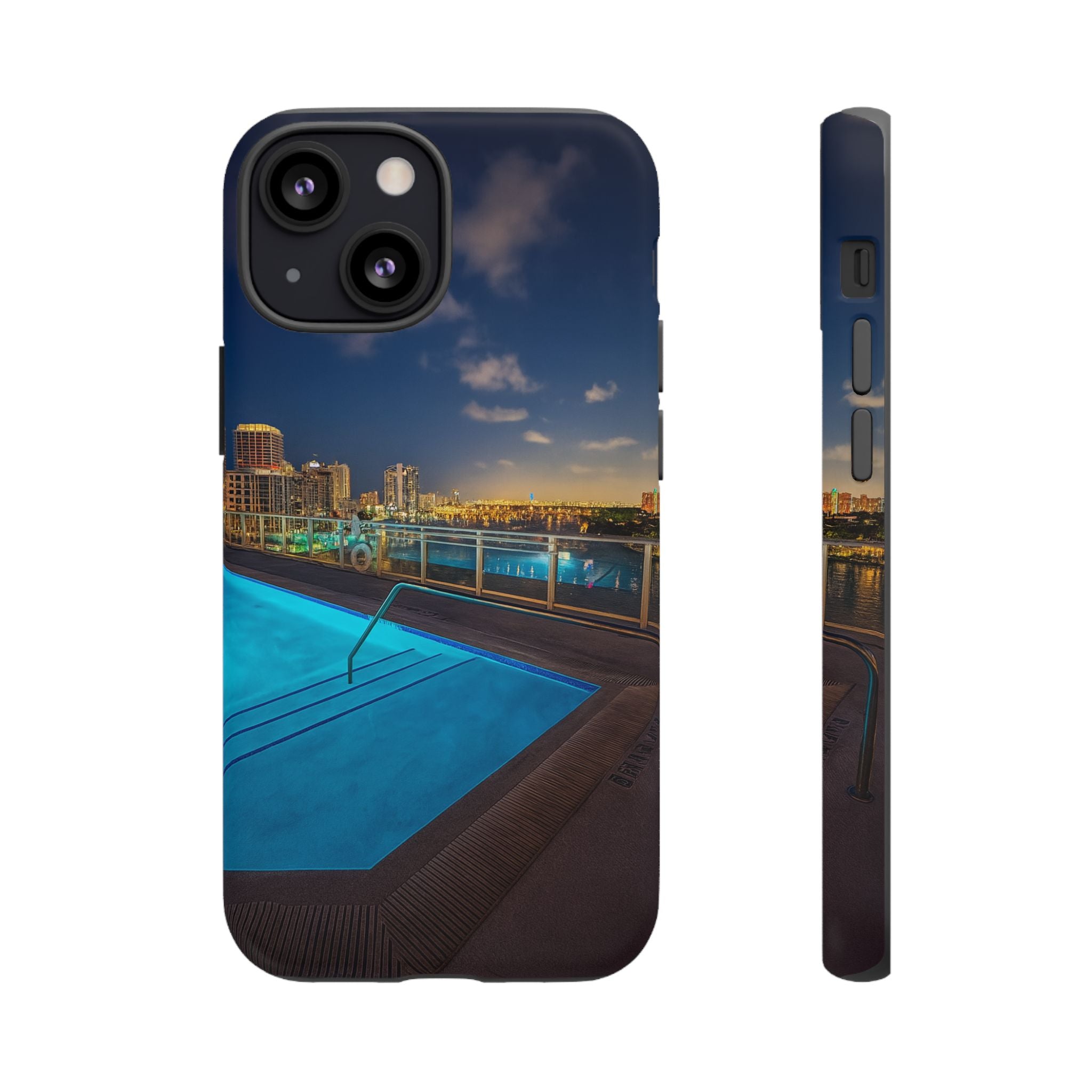 "Skyline Reflections" – Printed Phone Case