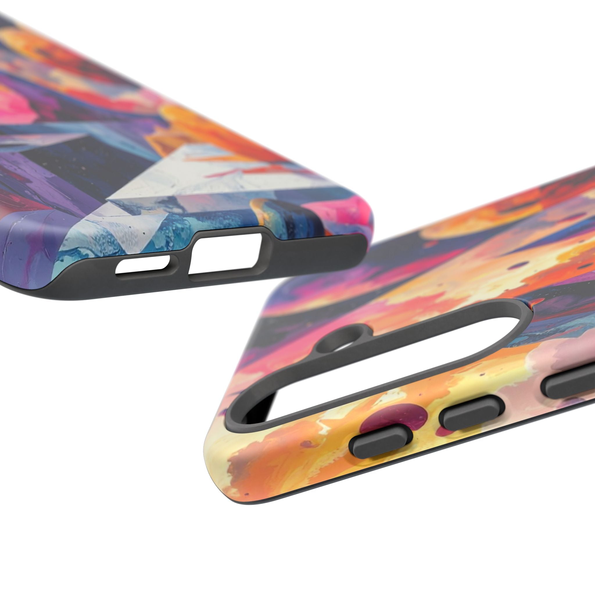 Cosmic Geometrica: Floating Spheres of Abstraction, Digital Dreamscape Dimensions - L’Art Suprême Phone Case