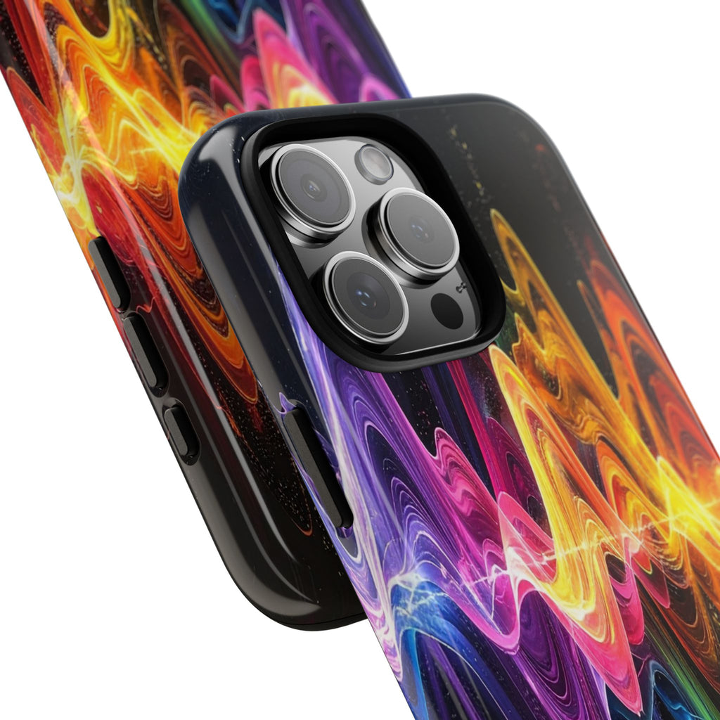 Resonant Spectrum: Digital Sound Wave Visualization, Chromatic Energy Flow - L’Art Suprême Phone Case
