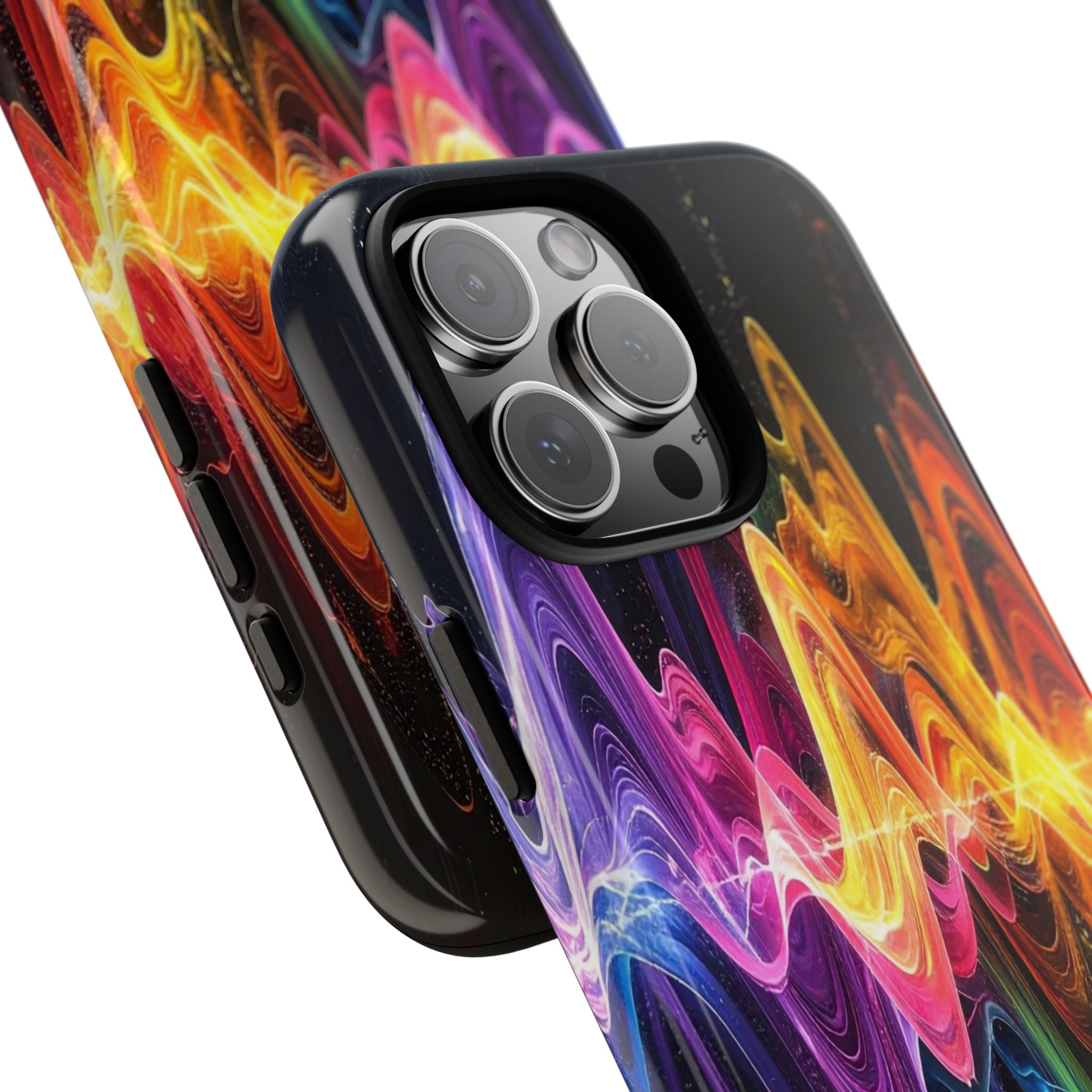 Resonant Spectrum: Digital Sound Wave Visualization, Chromatic Energy Flow - L’Art Suprême Phone Case