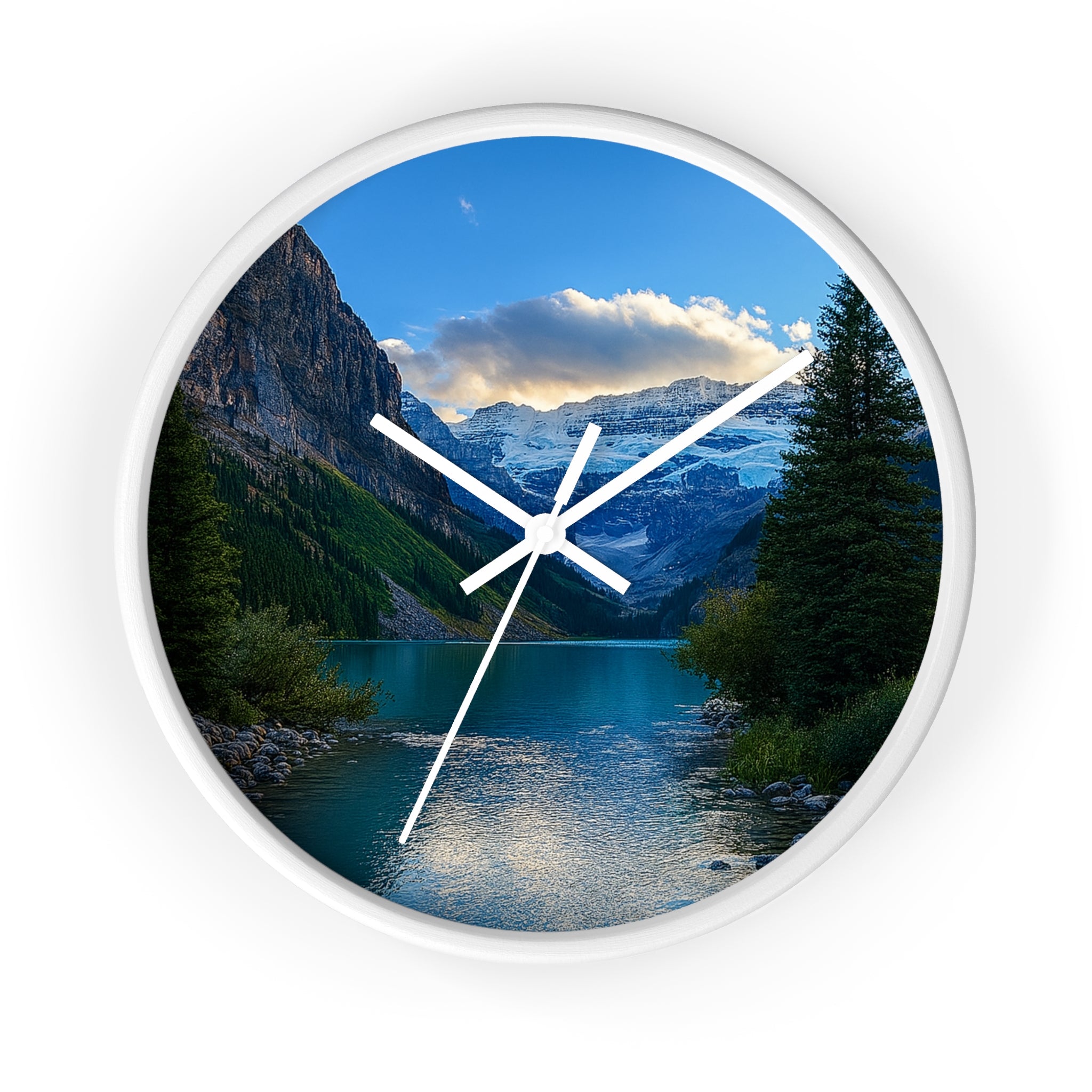 "Glacial Serenity" – Art Wall Clock