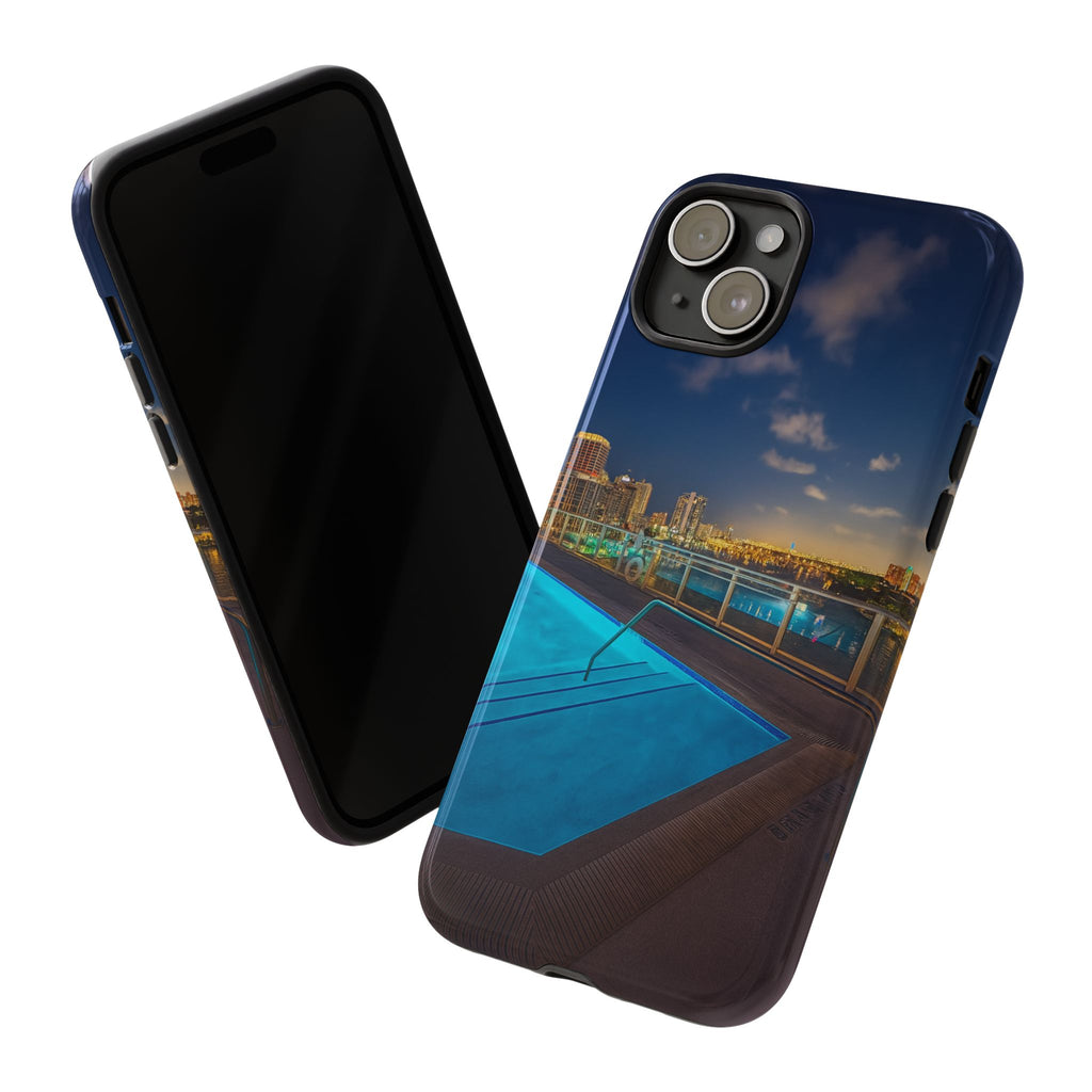 "Skyline Reflections" – Printed Phone Case