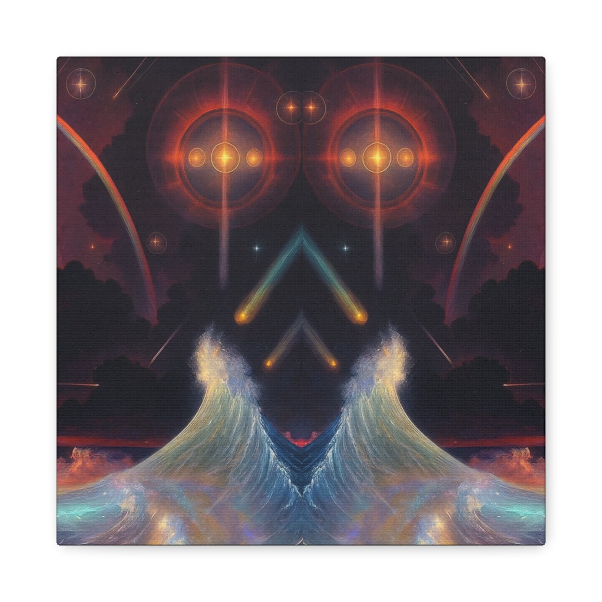 "Celestial Tides" – Gallery Canvas Print