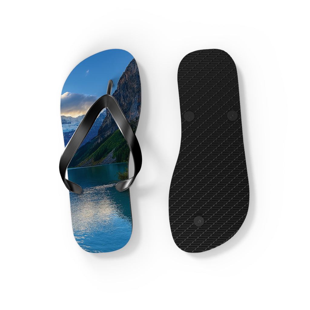 "Glacial Serenity" – Premium Flip Flops