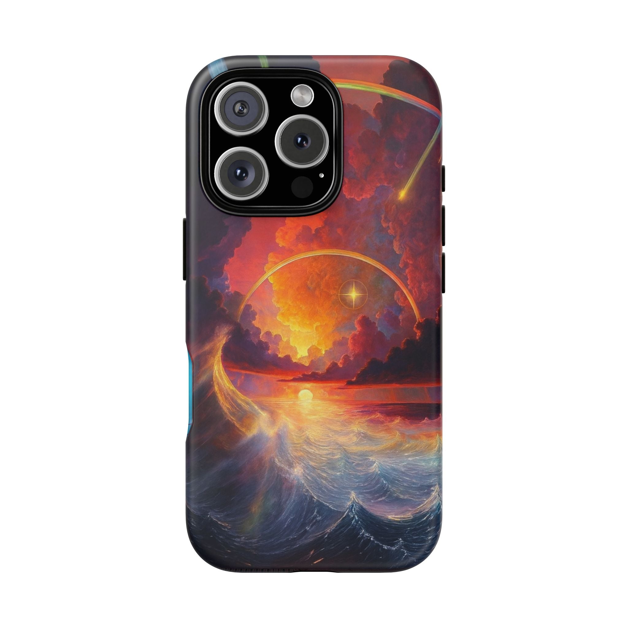 "Celestial Tides" – Printed Tough Phone Case