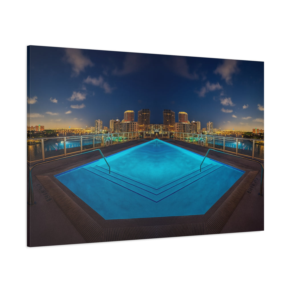"Skyline Reflections" – Gallery Canvas Print