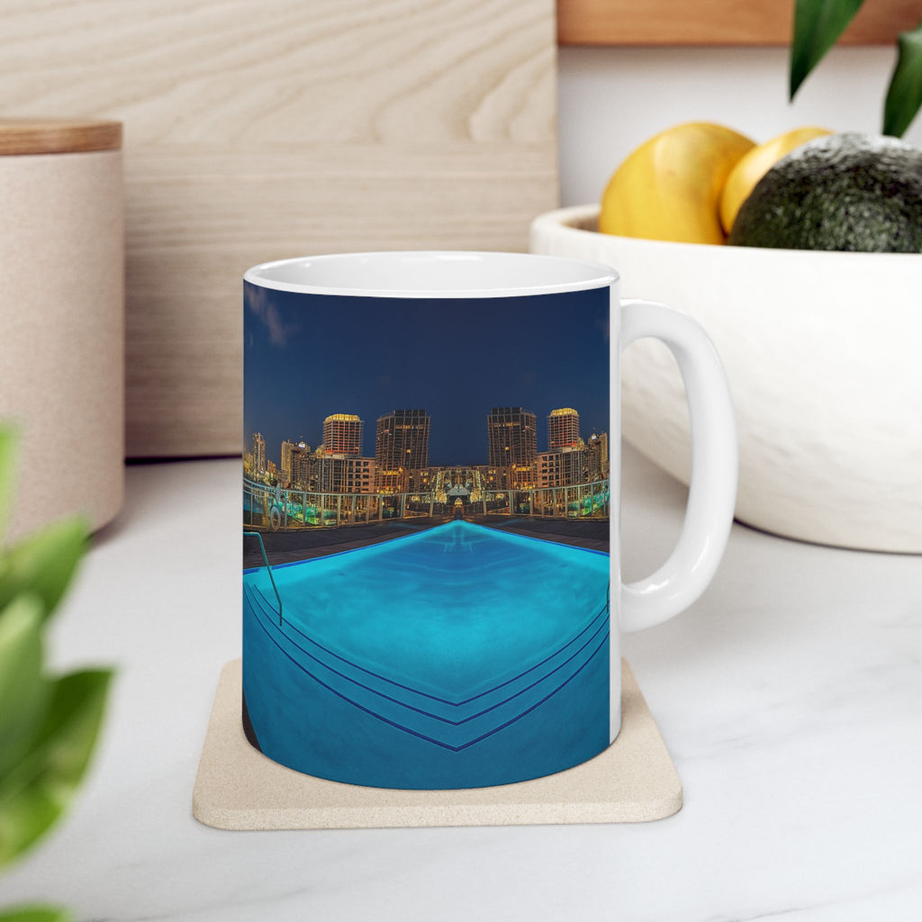 "Skyline Reflections" – Ceramic Mug