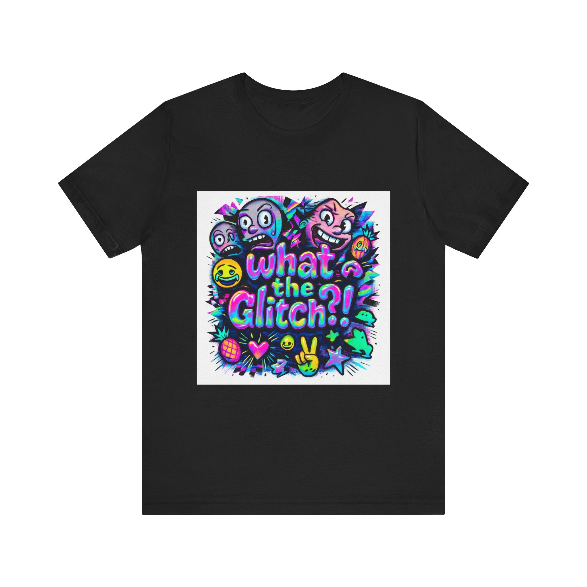 "What the Glitch" - Unisex Jersey Short Sleeve T-Shirt