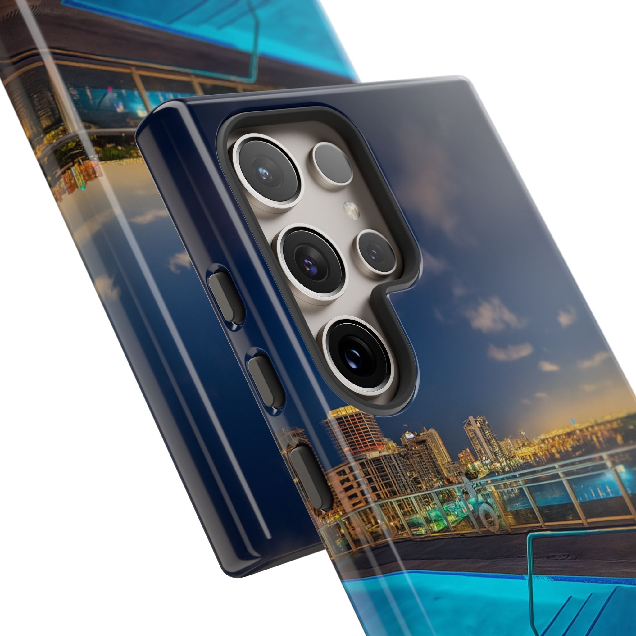 "Skyline Reflections" – Printed Phone Case