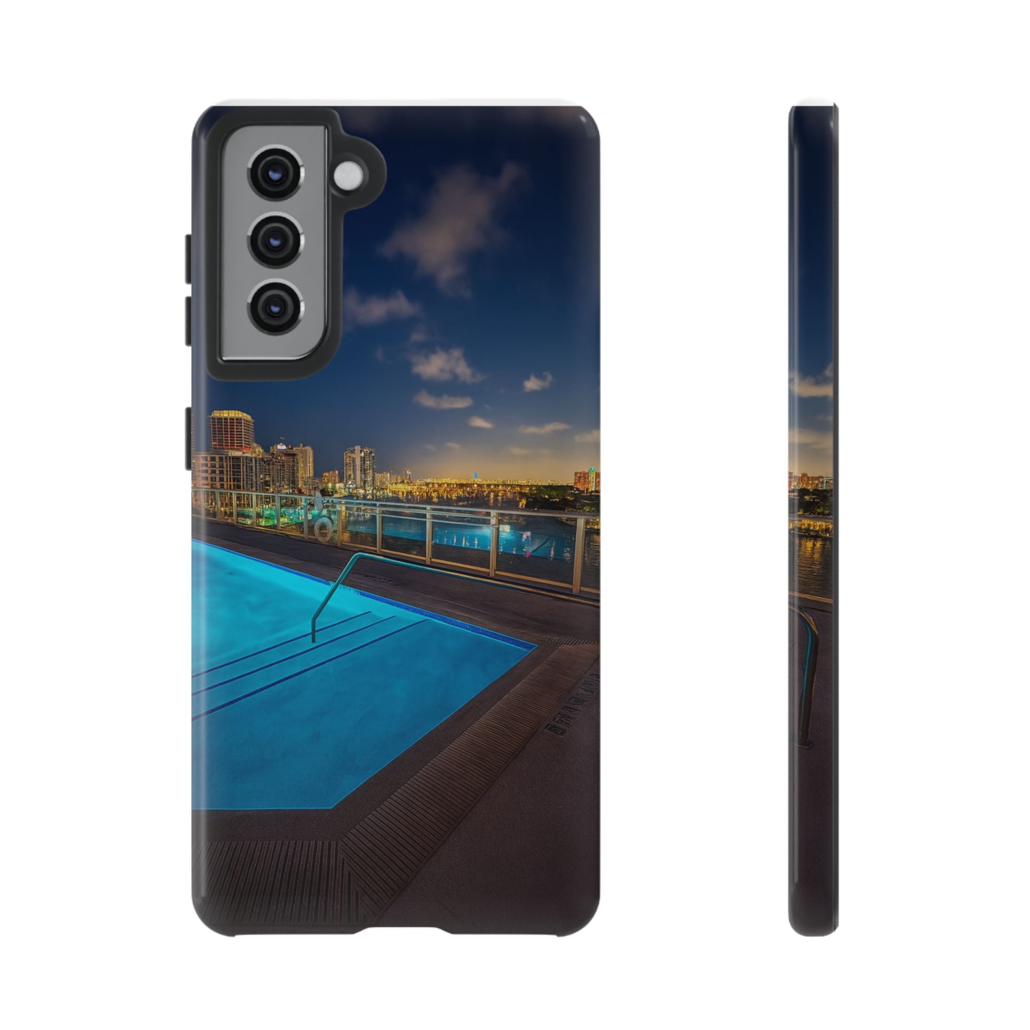 "Skyline Reflections" – Printed Phone Case