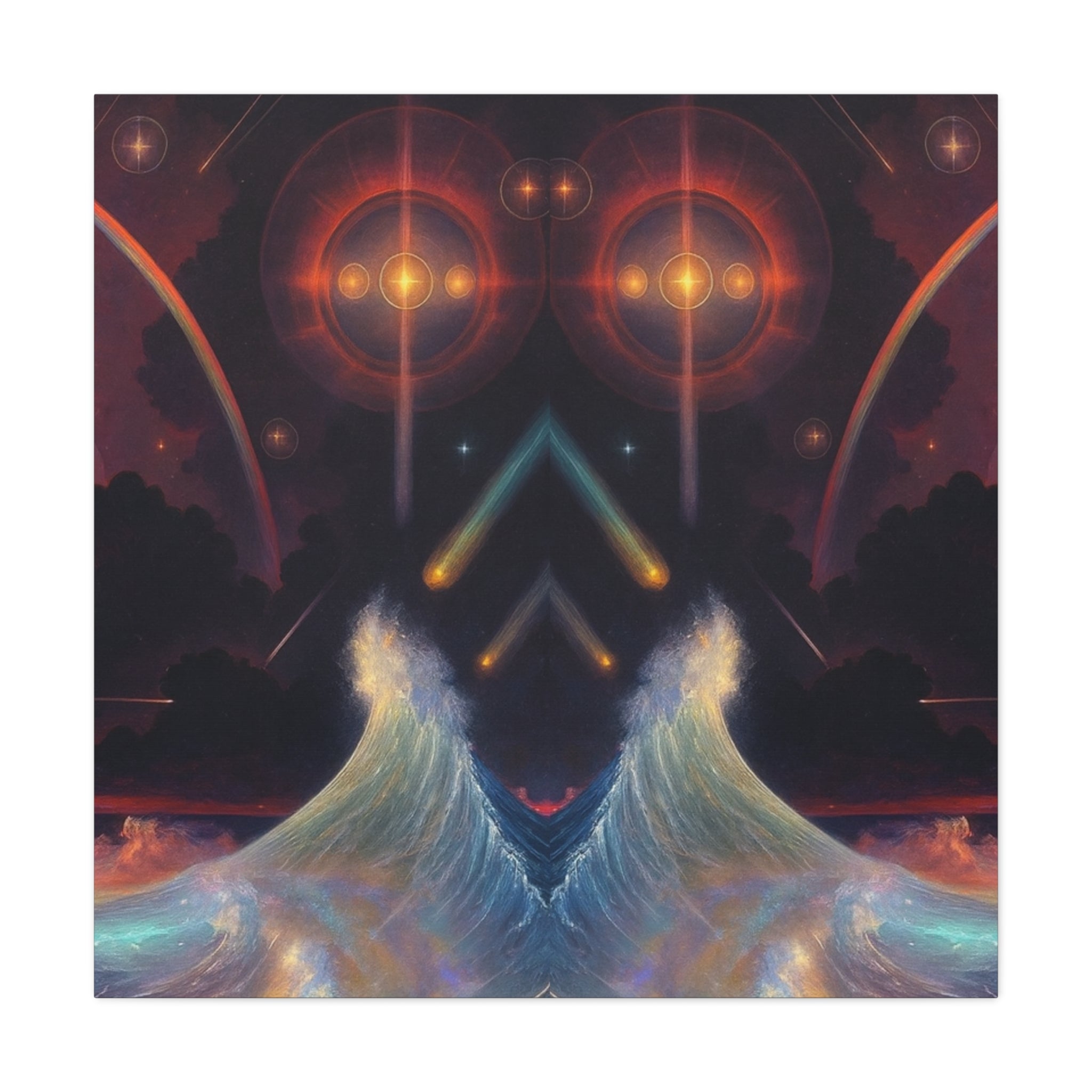 "Celestial Tides" – Gallery Canvas Print