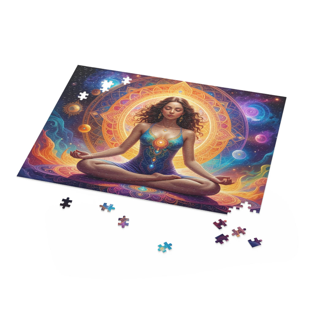 Celestial Meditation: Cosmic Spiritual Journey, Digital Mandala Fantasy Art -  L'Art Puzzle