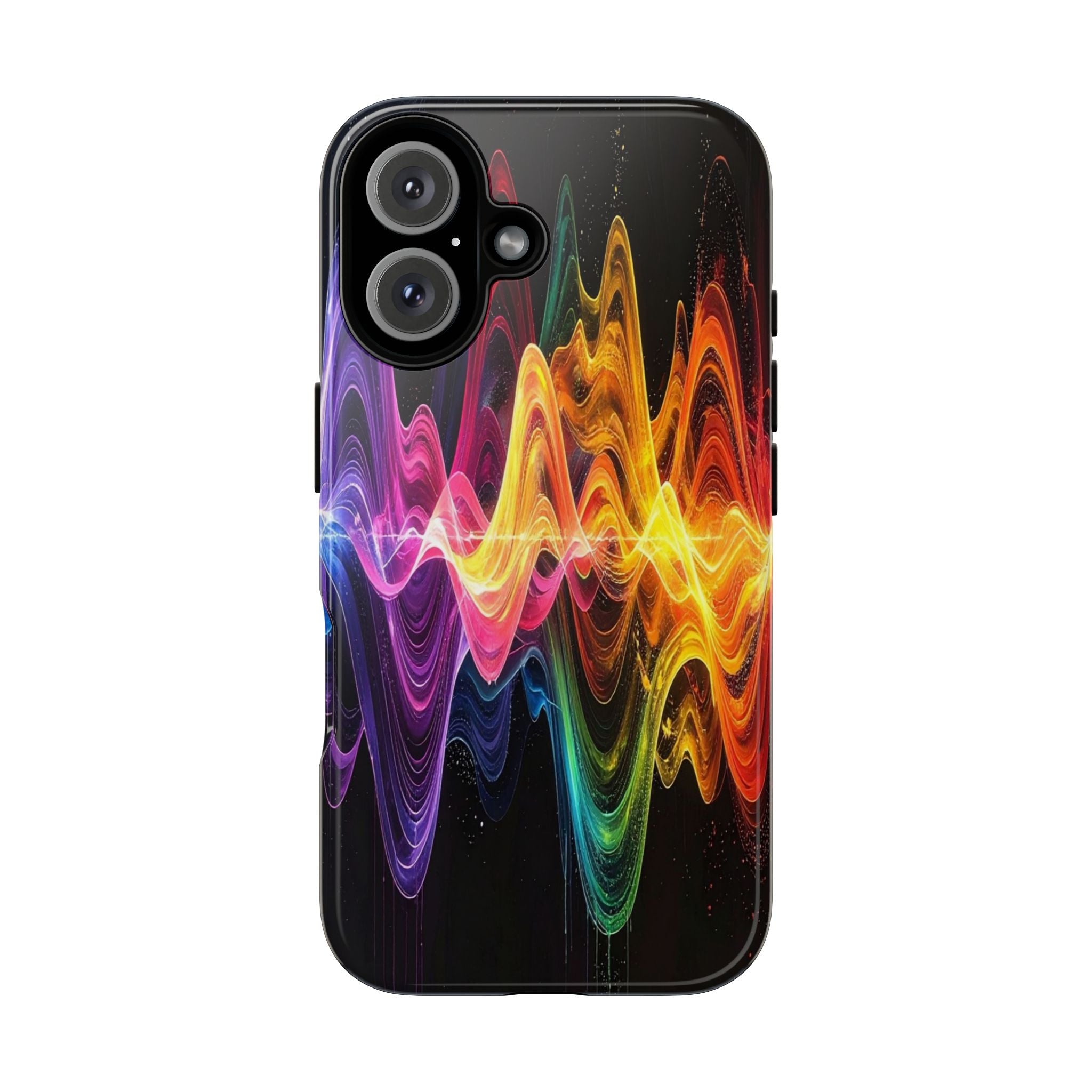 Resonant Spectrum: Digital Sound Wave Visualization, Chromatic Energy Flow - L’Art Suprême Phone Case