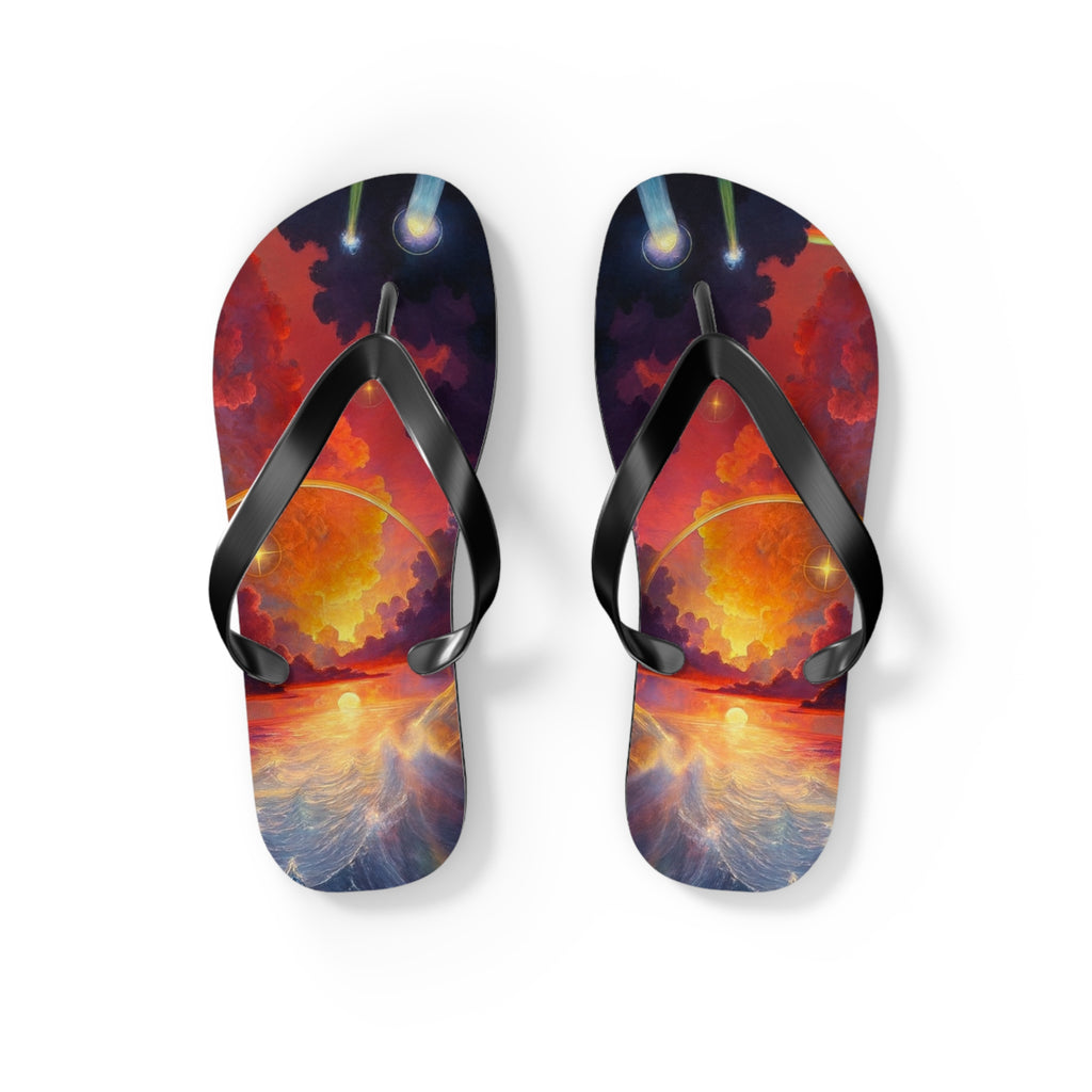 “Celestial Tides" – Premium Flip Flops