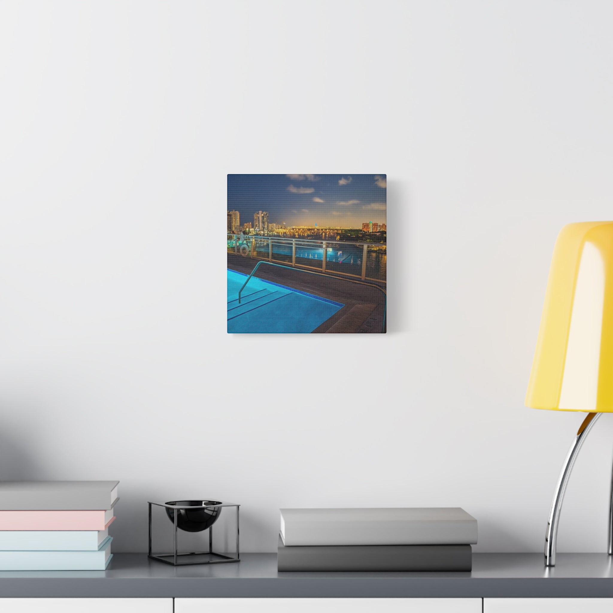 "Skyline Reflections" – Luxe Canvas Print