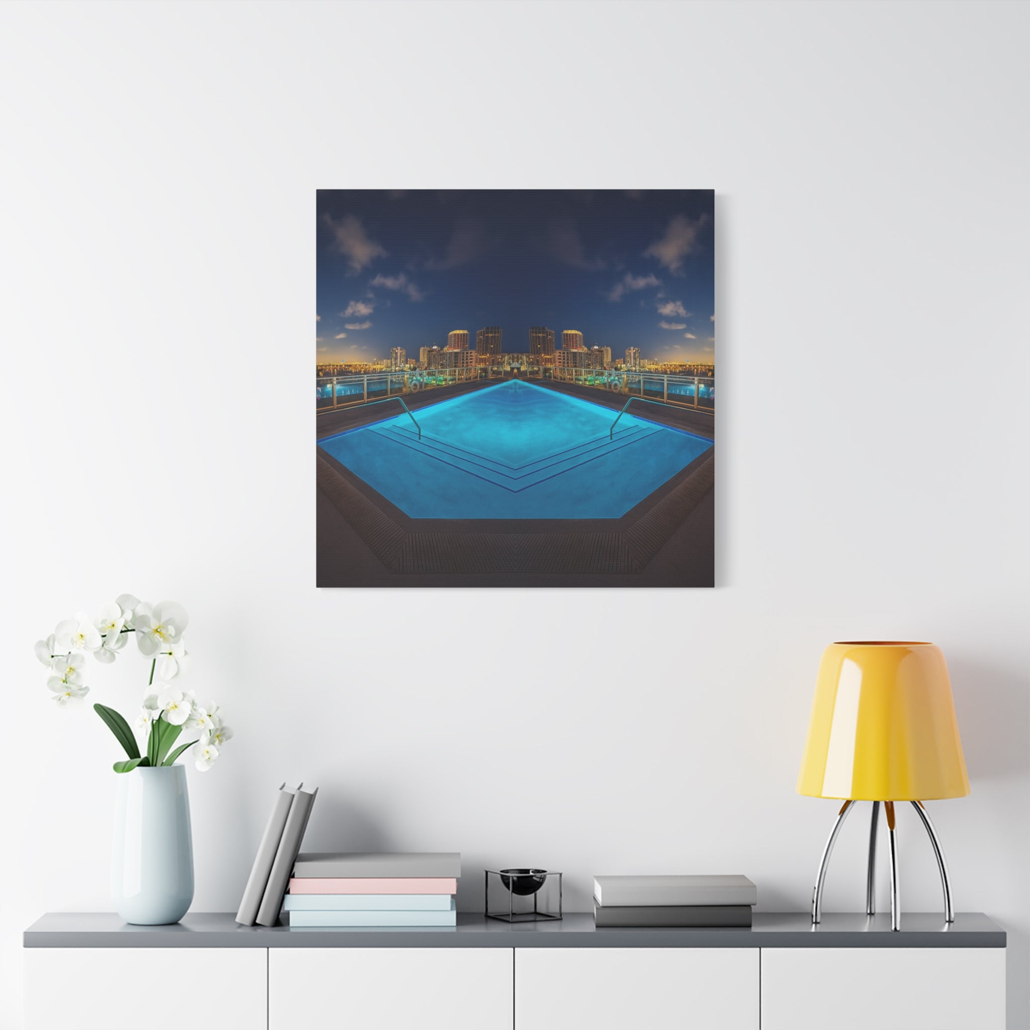 "Skyline Reflections" – Gallery Canvas Print