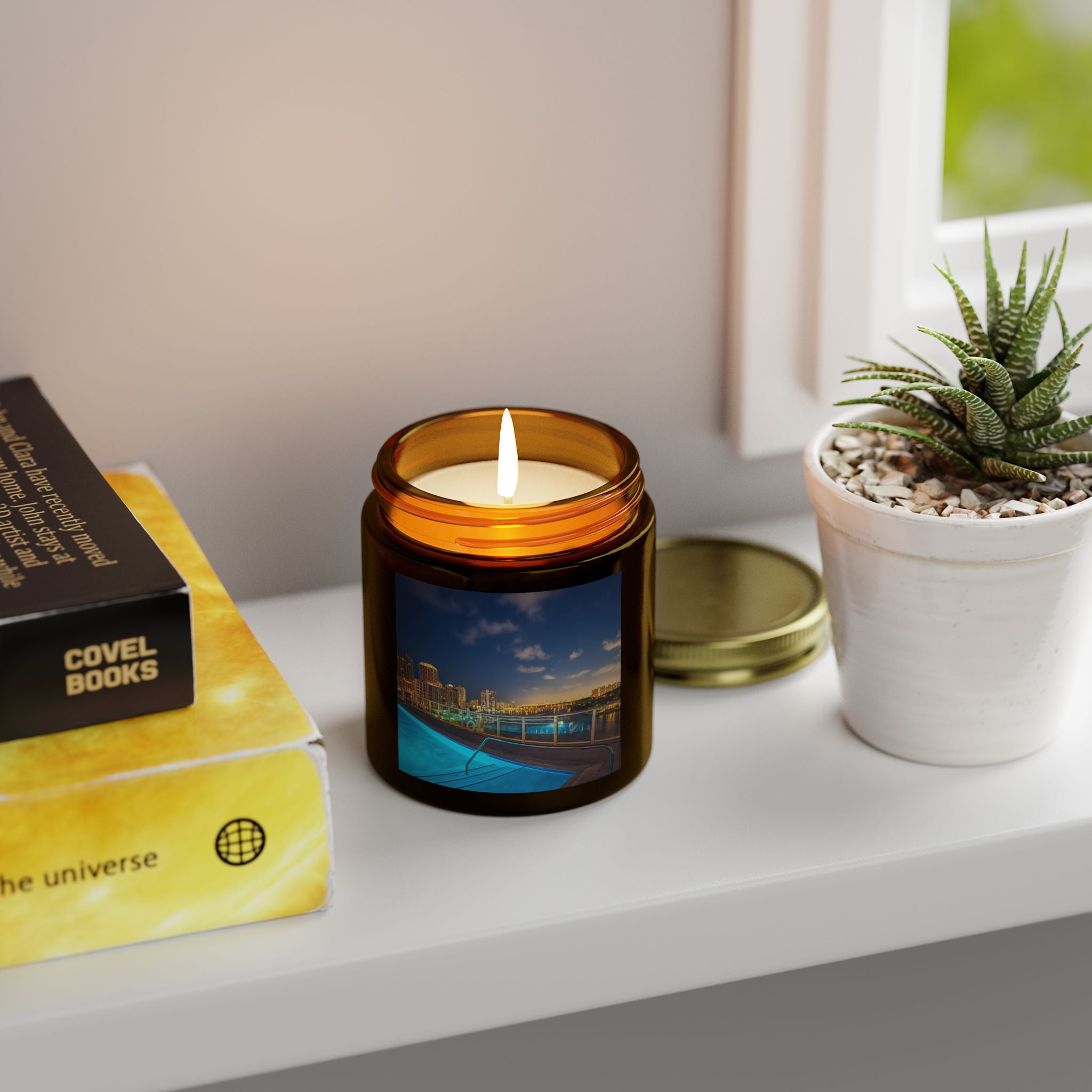 "Skyline Reflections" - Drift Candle