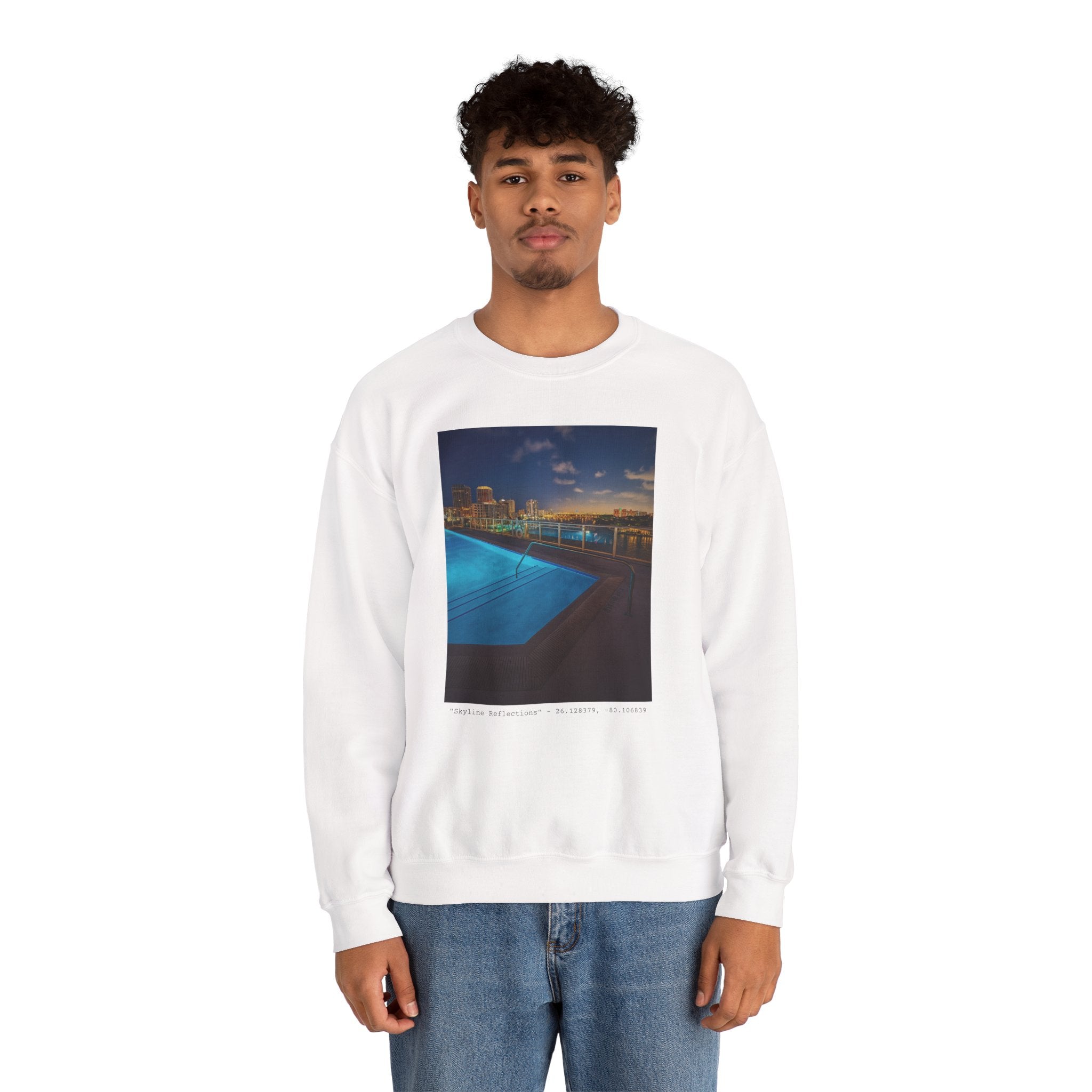 "Skyline Reflections" – Crewneck Sweatshirt