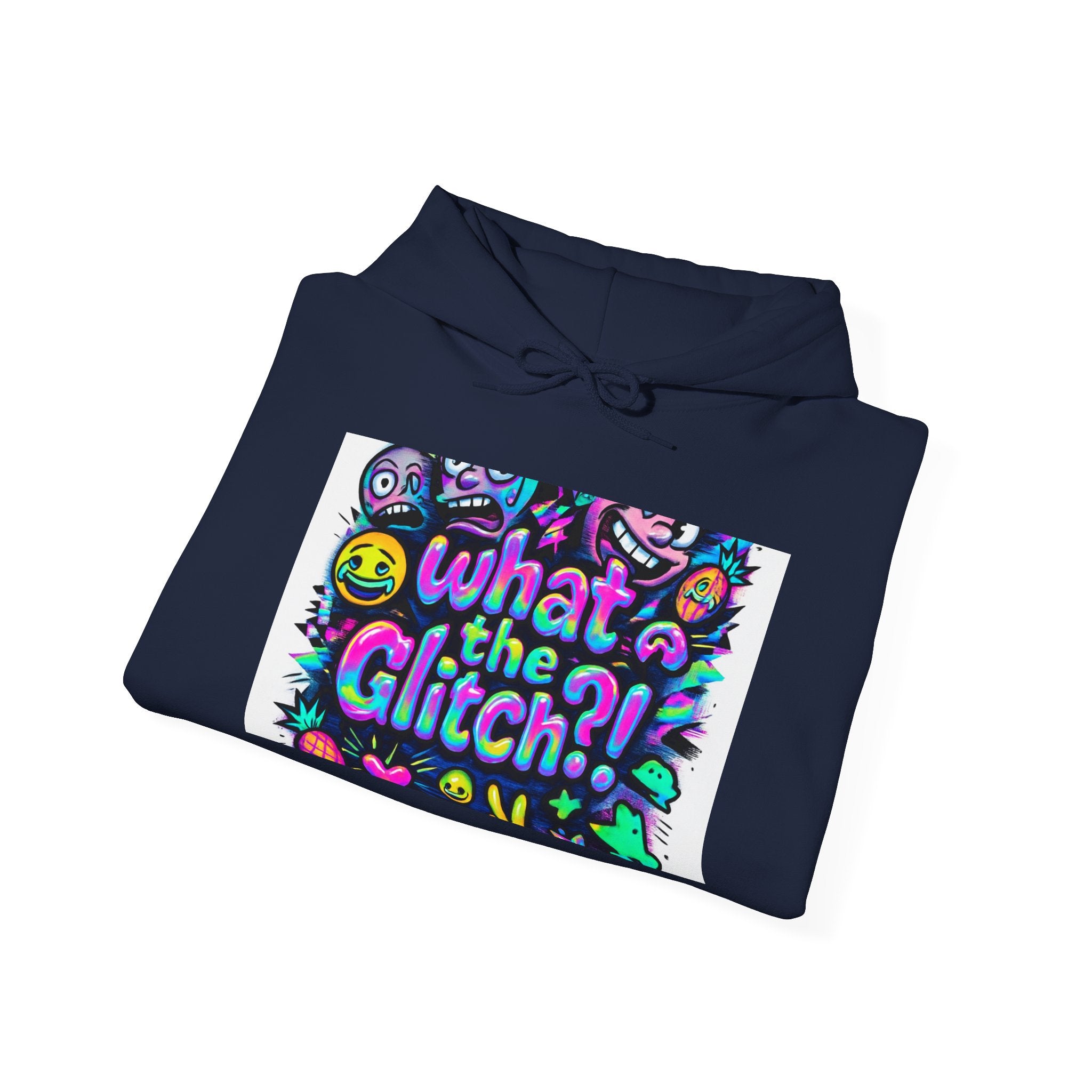 "What the Glitch" - Unisex Heavy Blend™ Hooded Sweatshirt