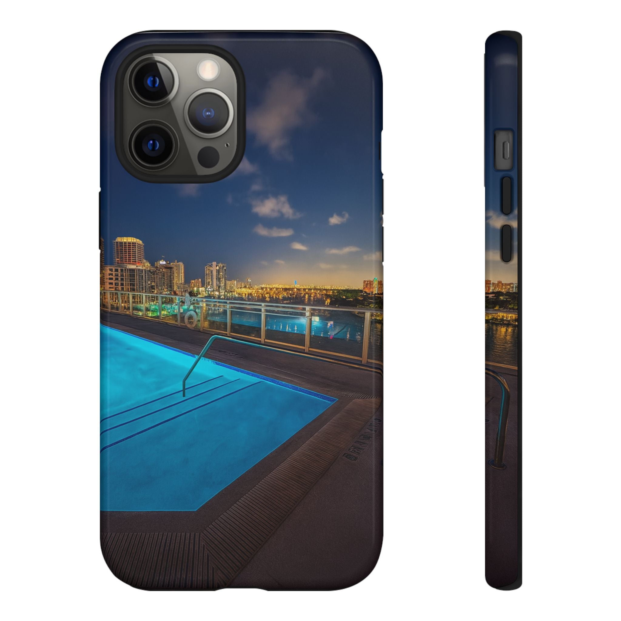 "Skyline Reflections" – Printed Phone Case