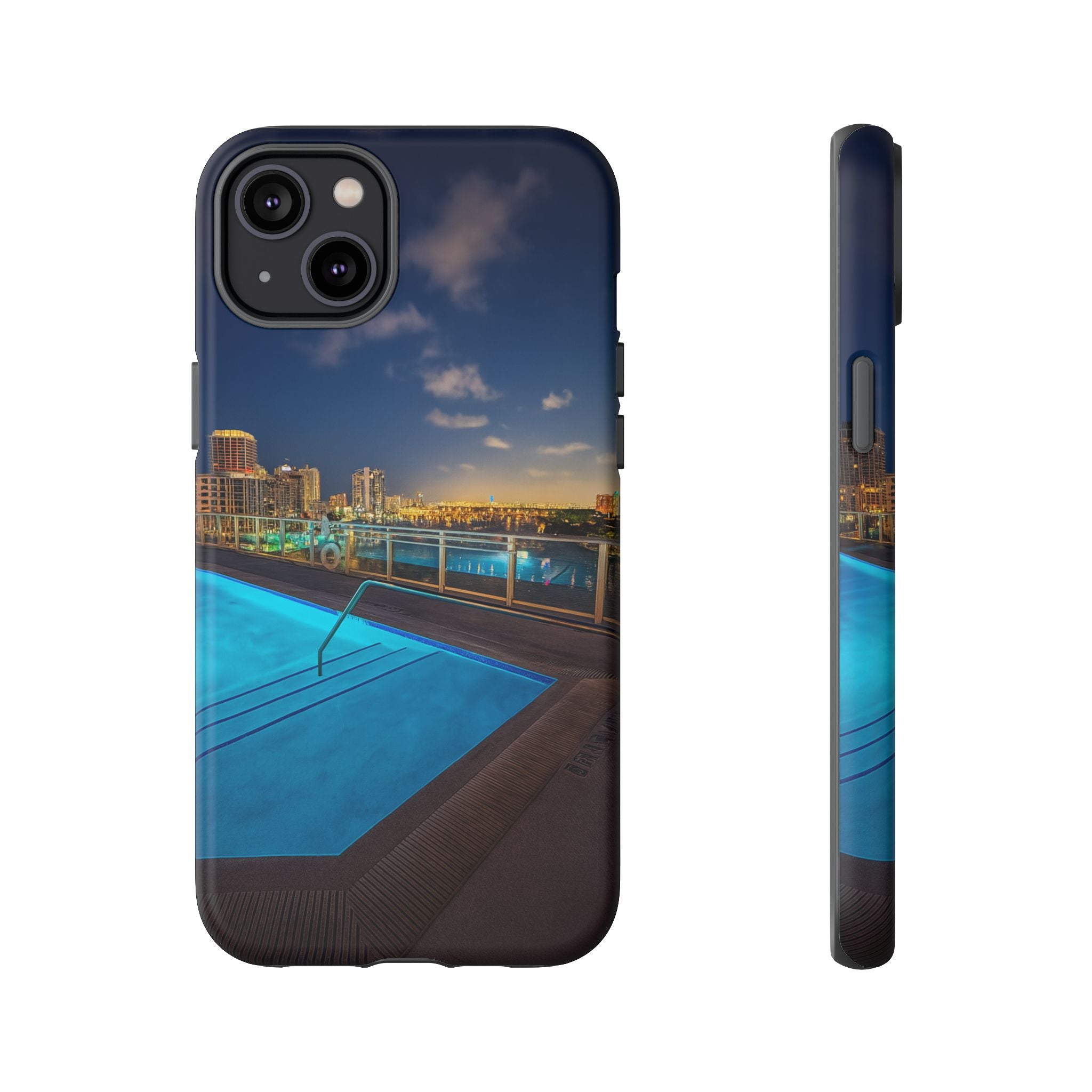 "Skyline Reflections" – Printed Phone Case