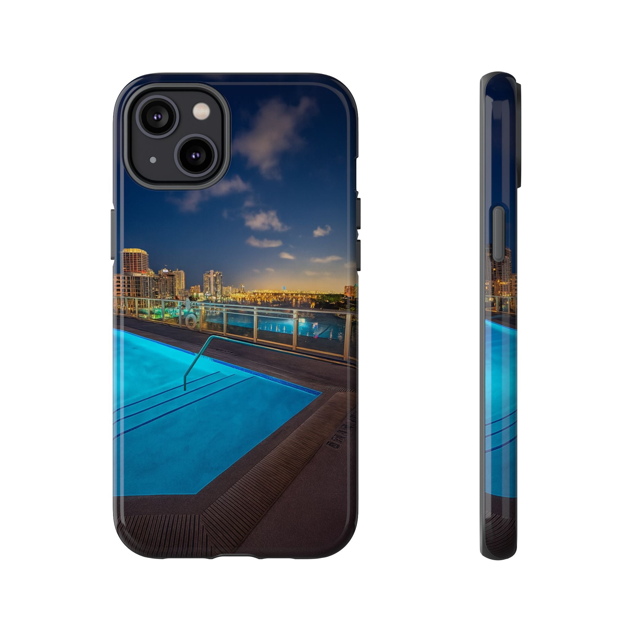 "Skyline Reflections" – Printed Phone Case