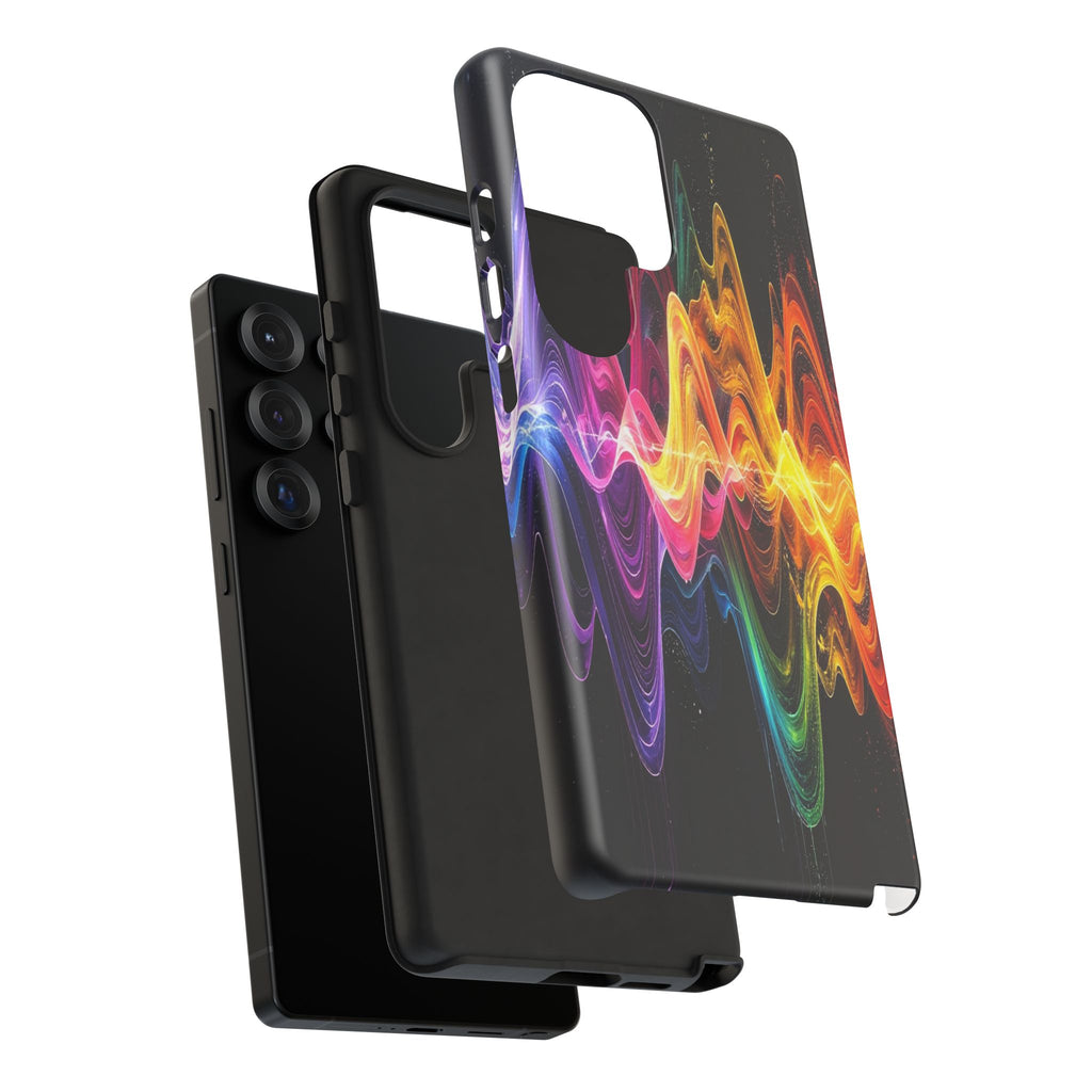 Resonant Spectrum: Digital Sound Wave Visualization, Chromatic Energy Flow - L’Art Suprême Phone Case