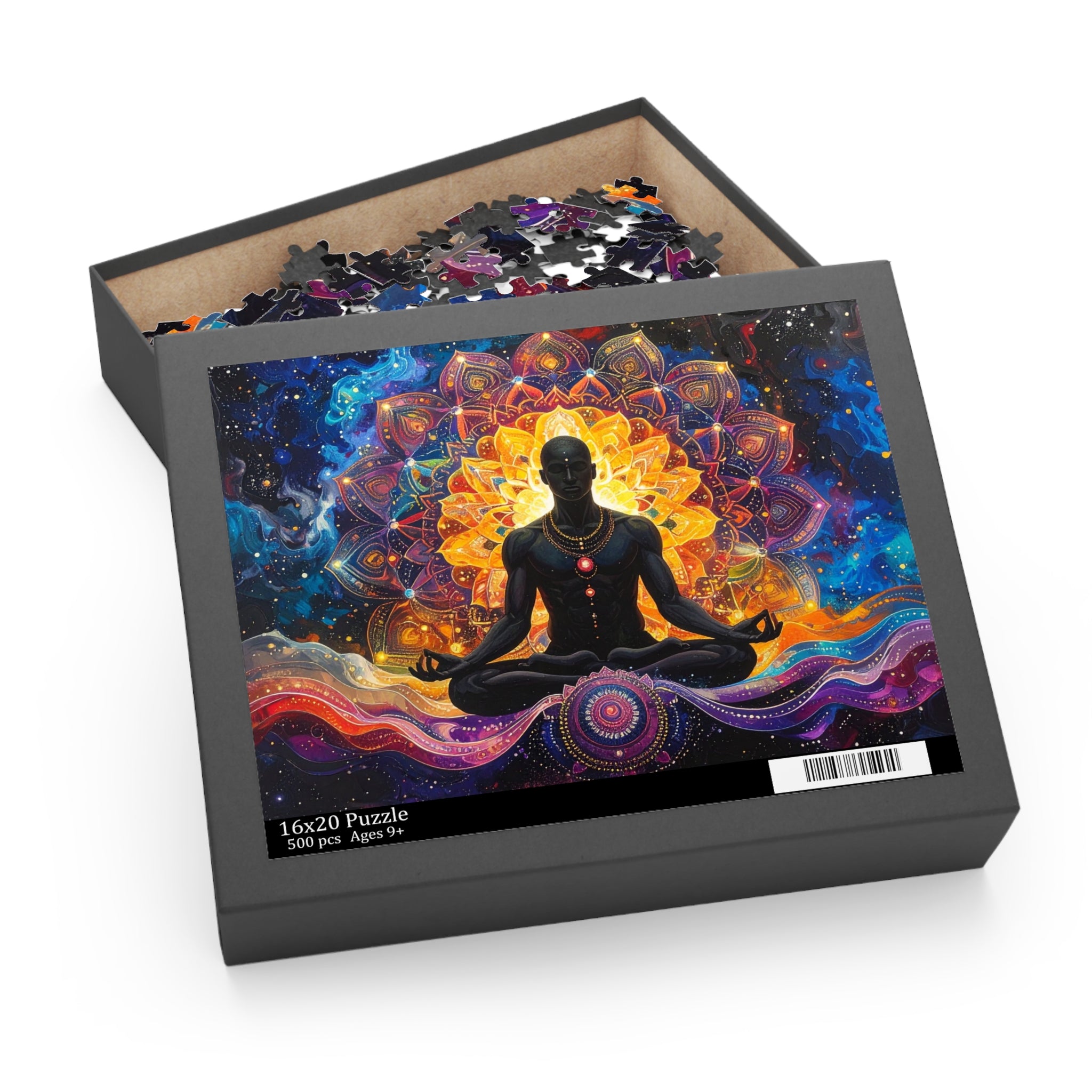Cosmic Meditation: Chakra Awakening, Mandala of Spiritual Emergence -  L'Art Puzzle
