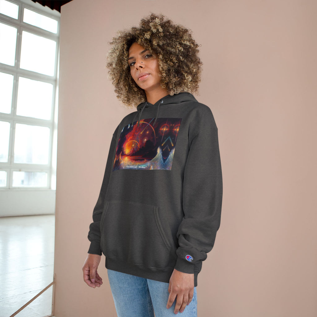 "Celestial Tides" – Champion Hoodie