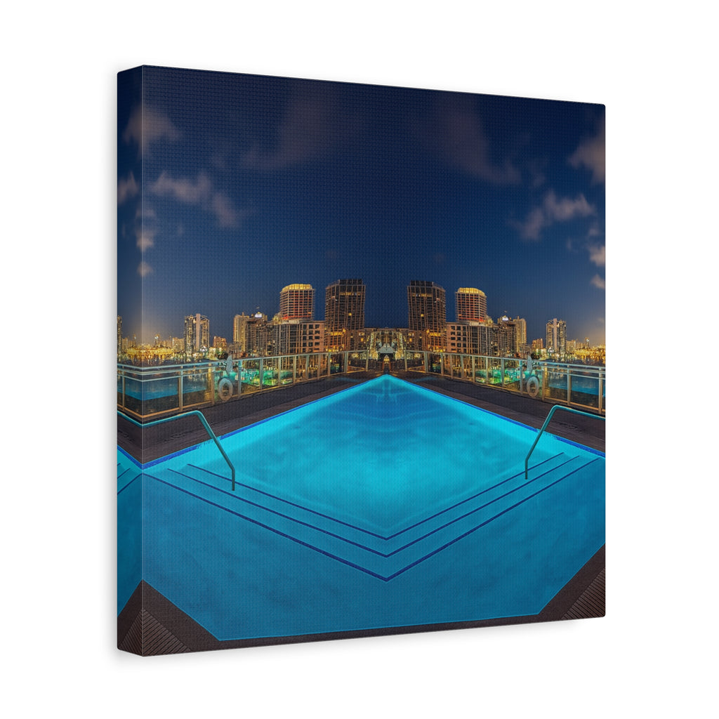 "Skyline Reflections" – Gallery Canvas Print