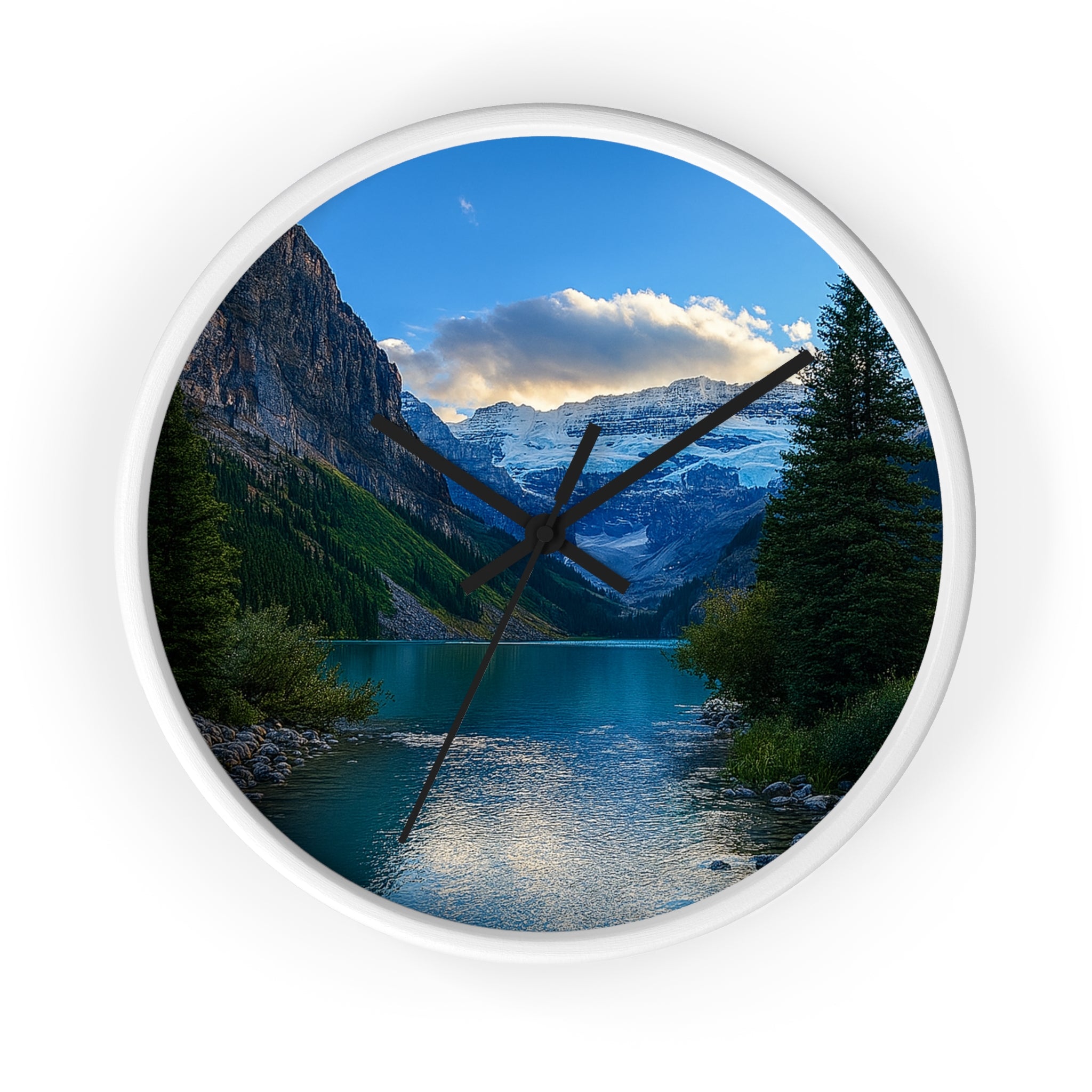 "Glacial Serenity" – Art Wall Clock