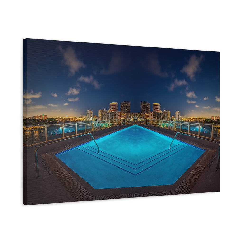 "Skyline Reflections" – Gallery Canvas Print