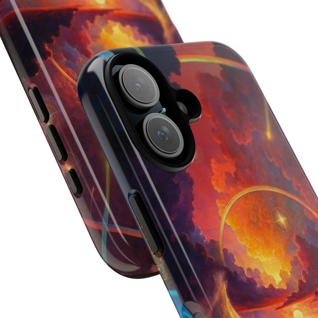 "Celestial Tides" – Printed Tough Phone Case