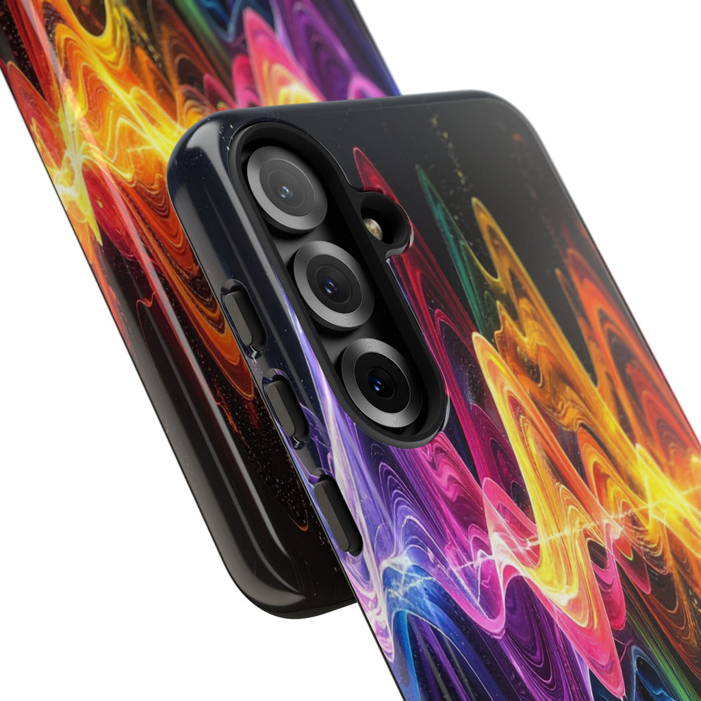 Resonant Spectrum: Digital Sound Wave Visualization, Chromatic Energy Flow - L’Art Suprême Phone Case