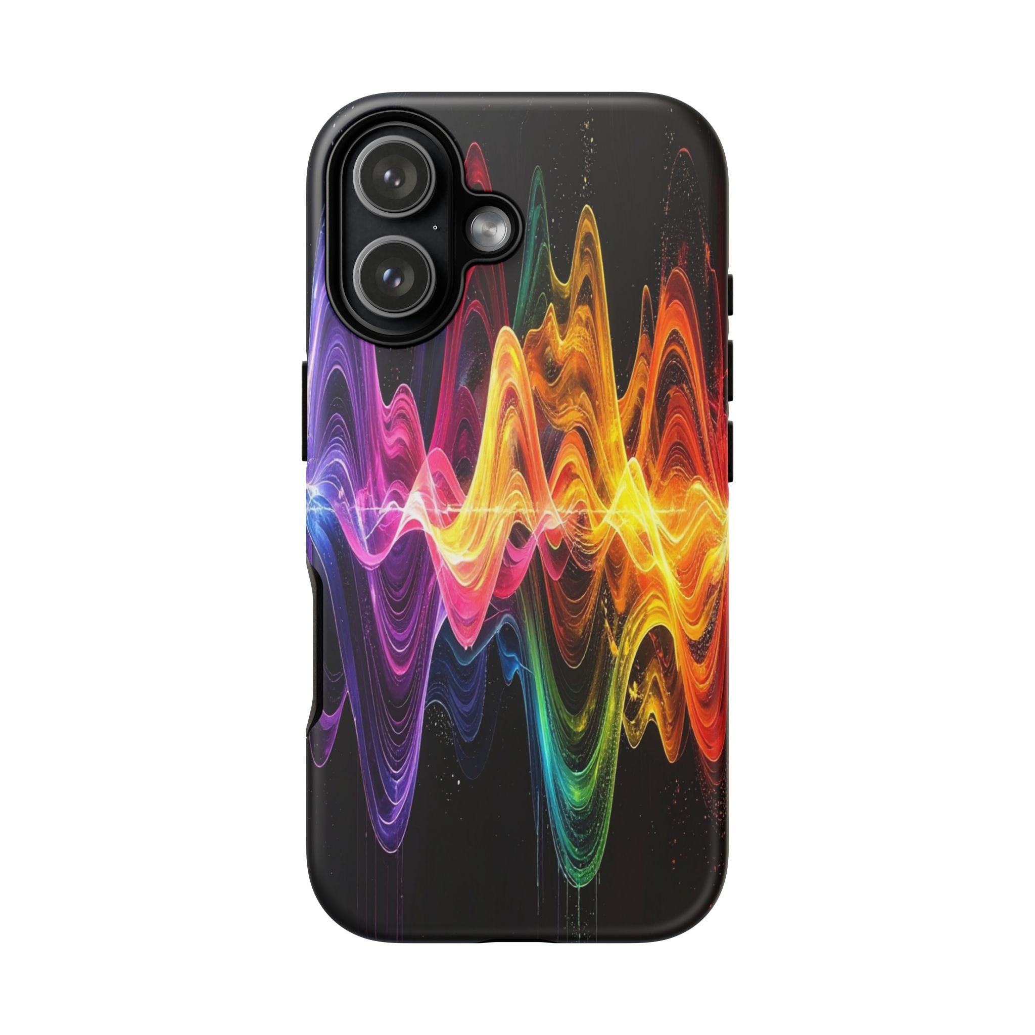 Resonant Spectrum: Digital Sound Wave Visualization, Chromatic Energy Flow - L’Art Suprême Phone Case