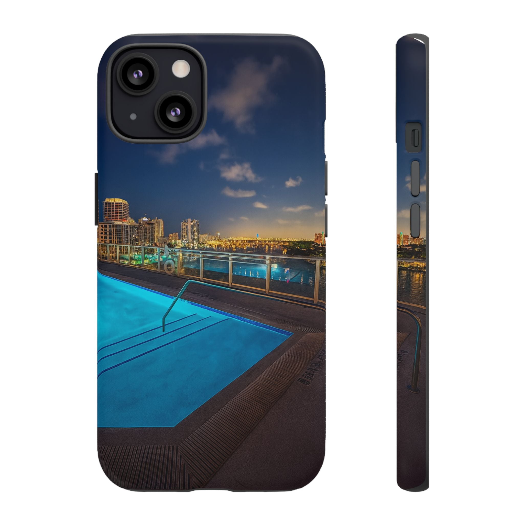 "Skyline Reflections" – Printed Phone Case