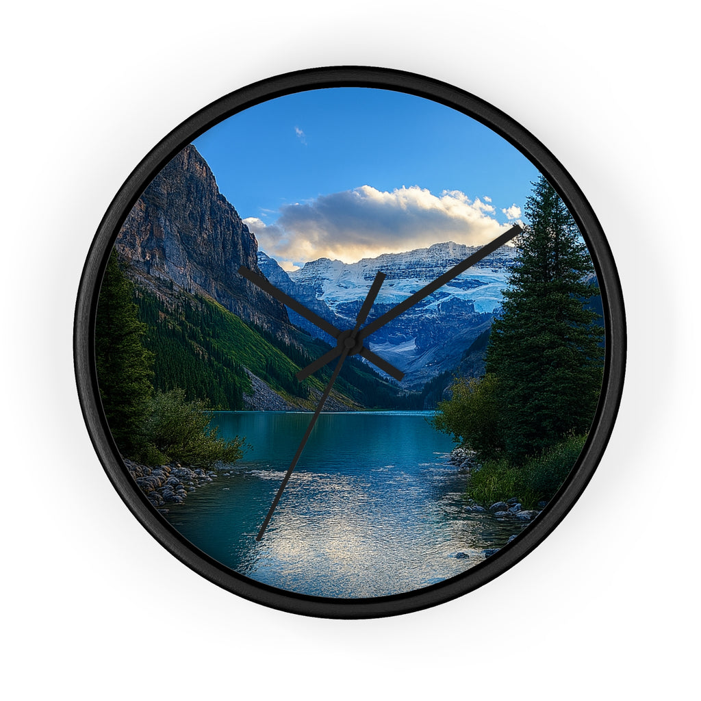 "Glacial Serenity" – Art Wall Clock