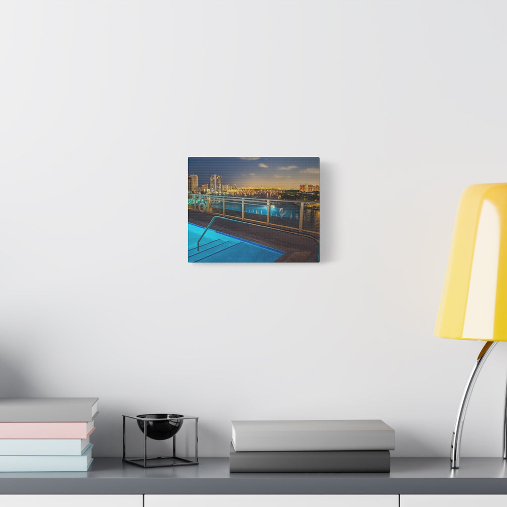 "Skyline Reflections" – Luxe Canvas Print