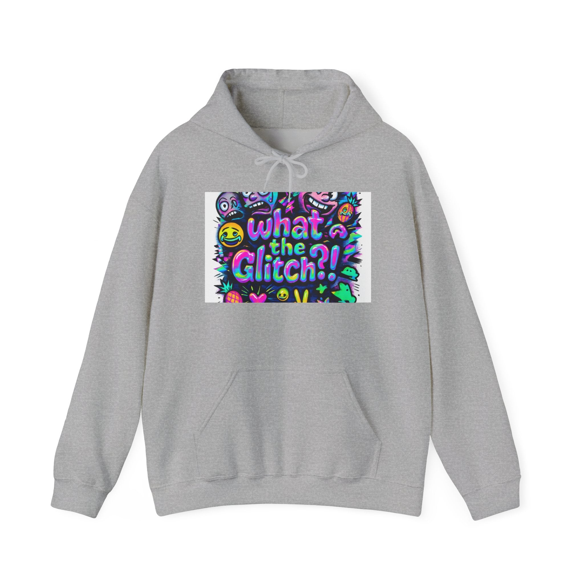 "What the Glitch" - Unisex Heavy Blend™ Hooded Sweatshirt