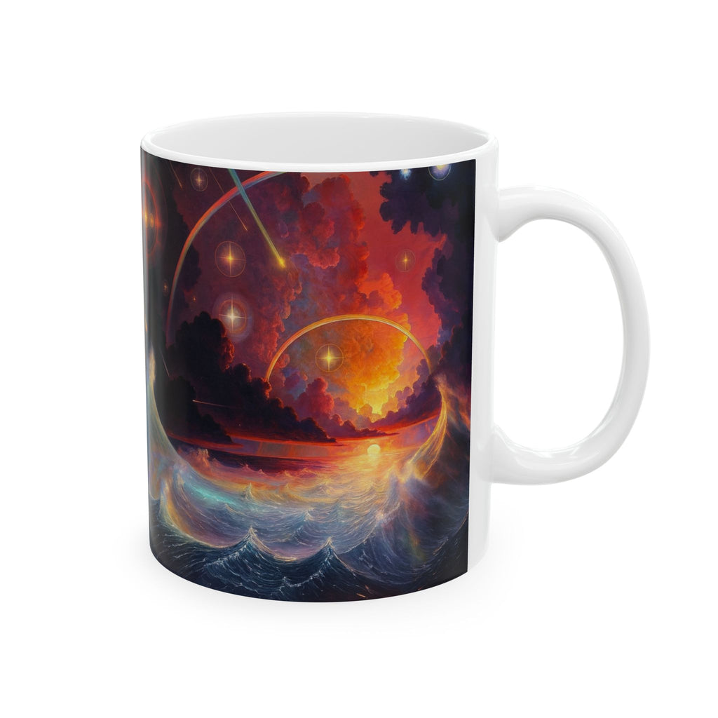 "Celestial Tides" – Ceramic Mug