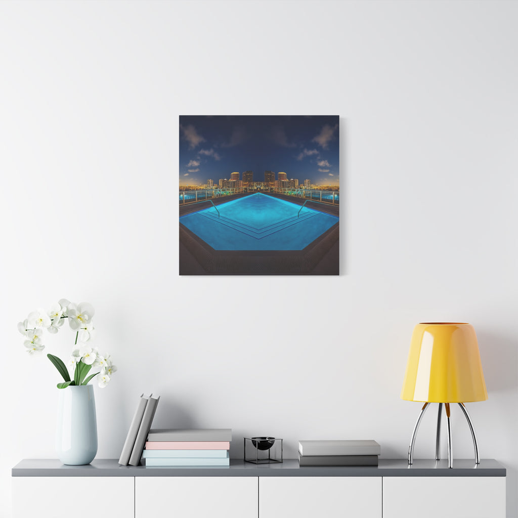 "Skyline Reflections" – Gallery Canvas Print