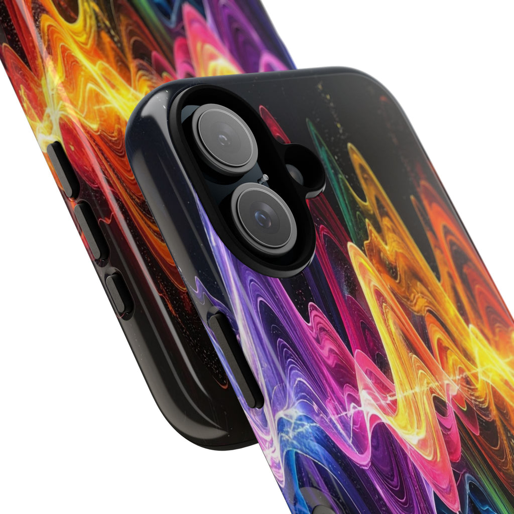 Resonant Spectrum: Digital Sound Wave Visualization, Chromatic Energy Flow - L’Art Suprême Phone Case