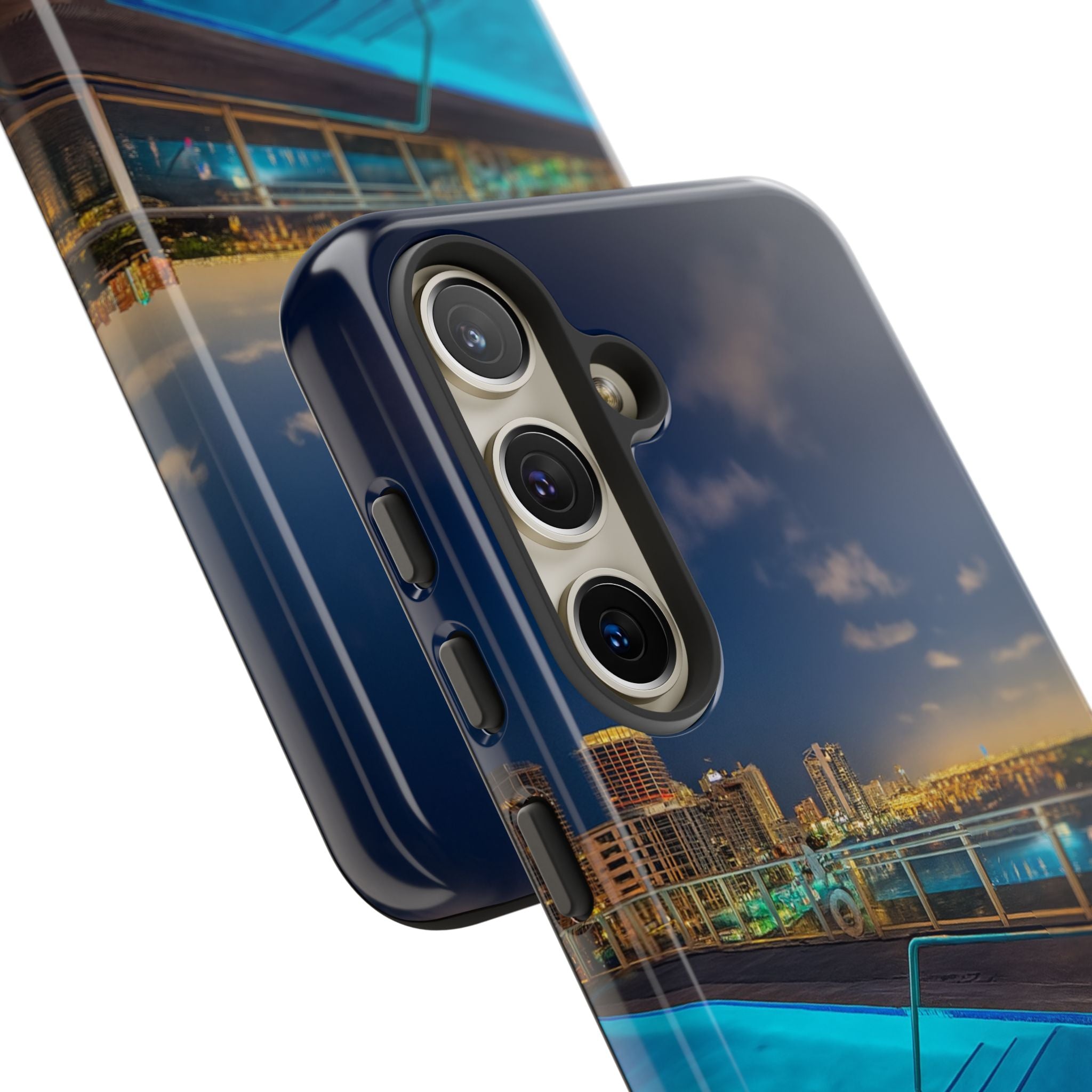 "Skyline Reflections" – Printed Phone Case