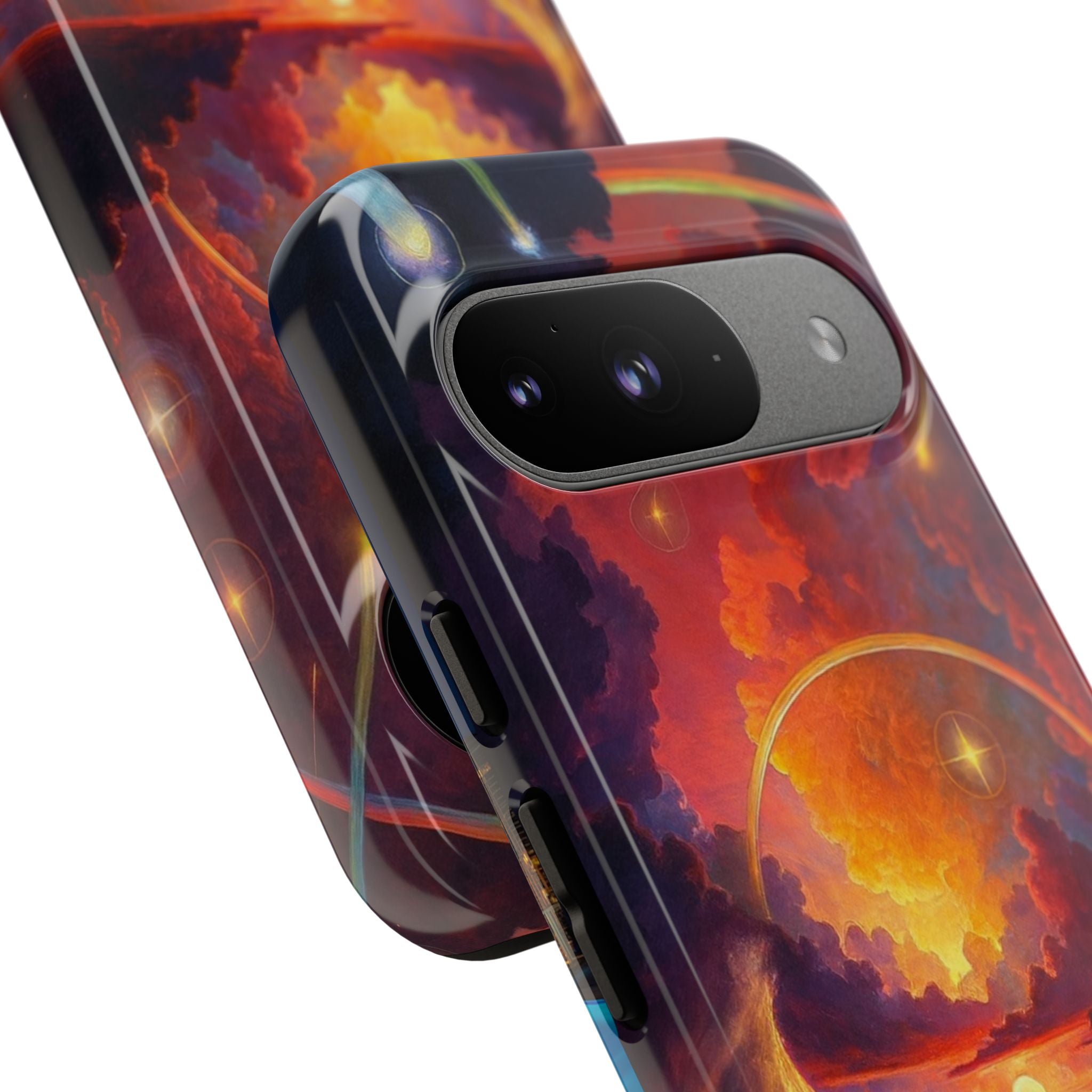 "Celestial Tides" – Printed Tough Phone Case