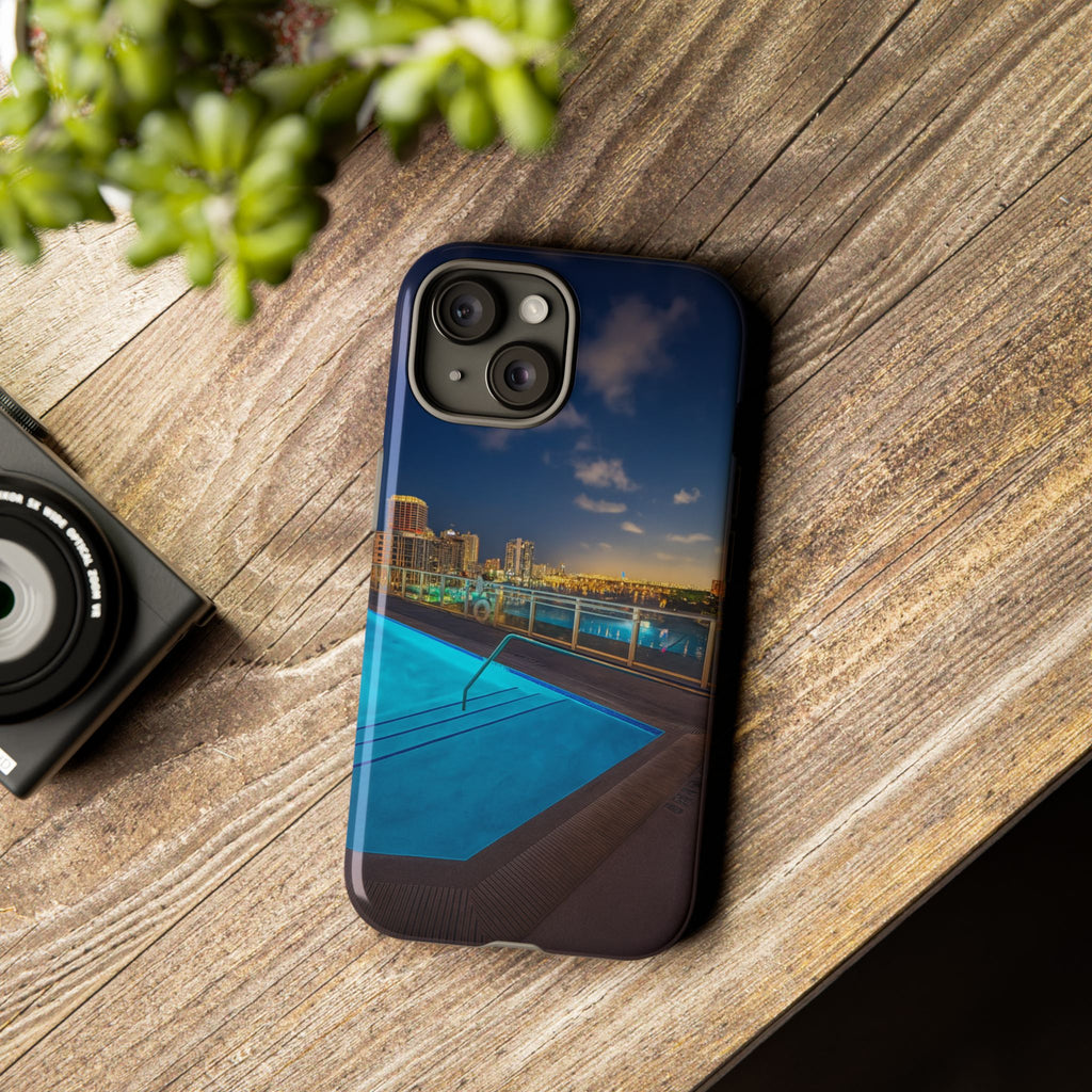 "Skyline Reflections" – Printed Phone Case