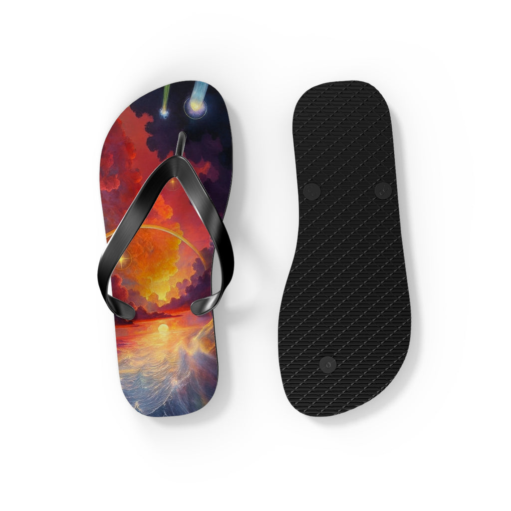 “Celestial Tides" – Premium Flip Flops