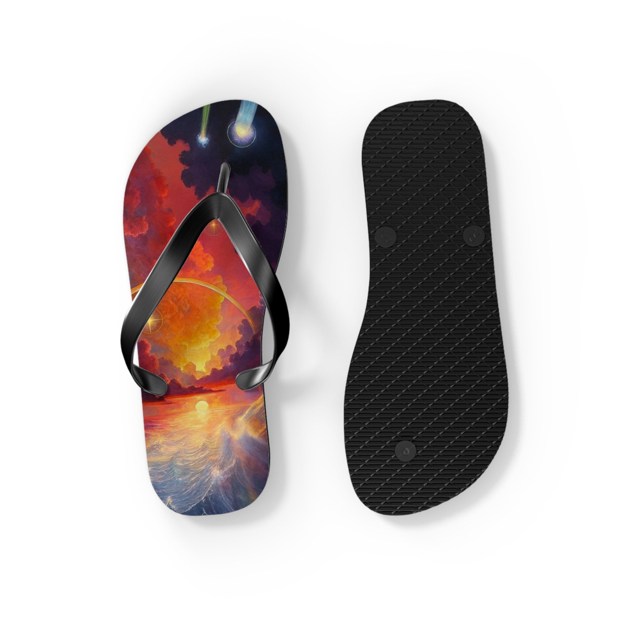 “Celestial Tides" – Premium Flip Flops