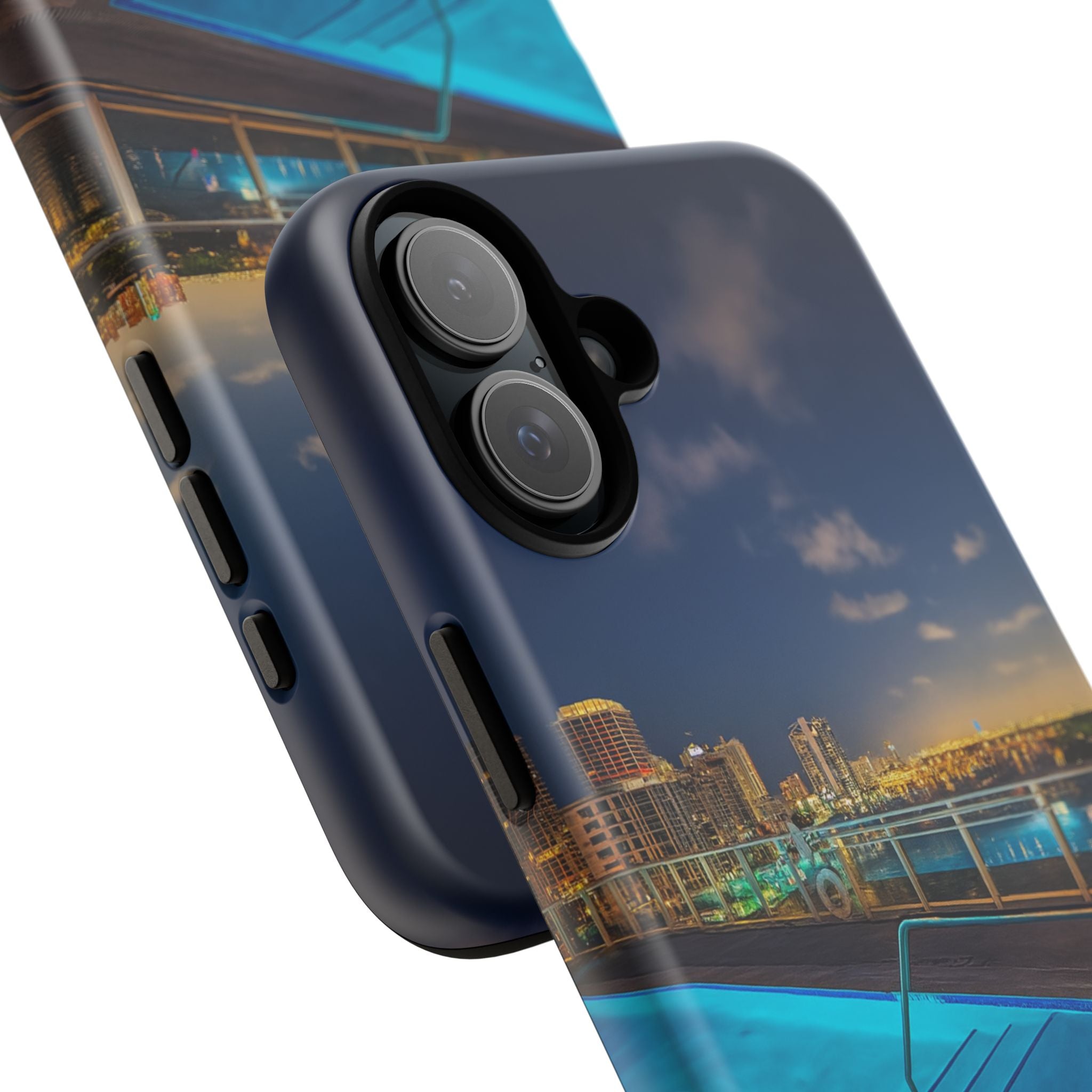 "Skyline Reflections" – Printed Phone Case