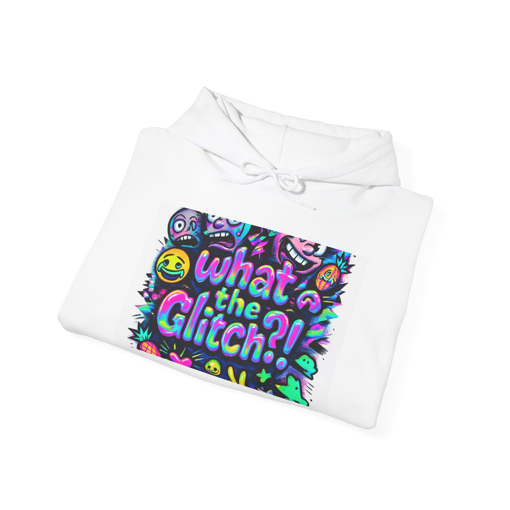 "What the Glitch" - Unisex Heavy Blend™ Hooded Sweatshirt