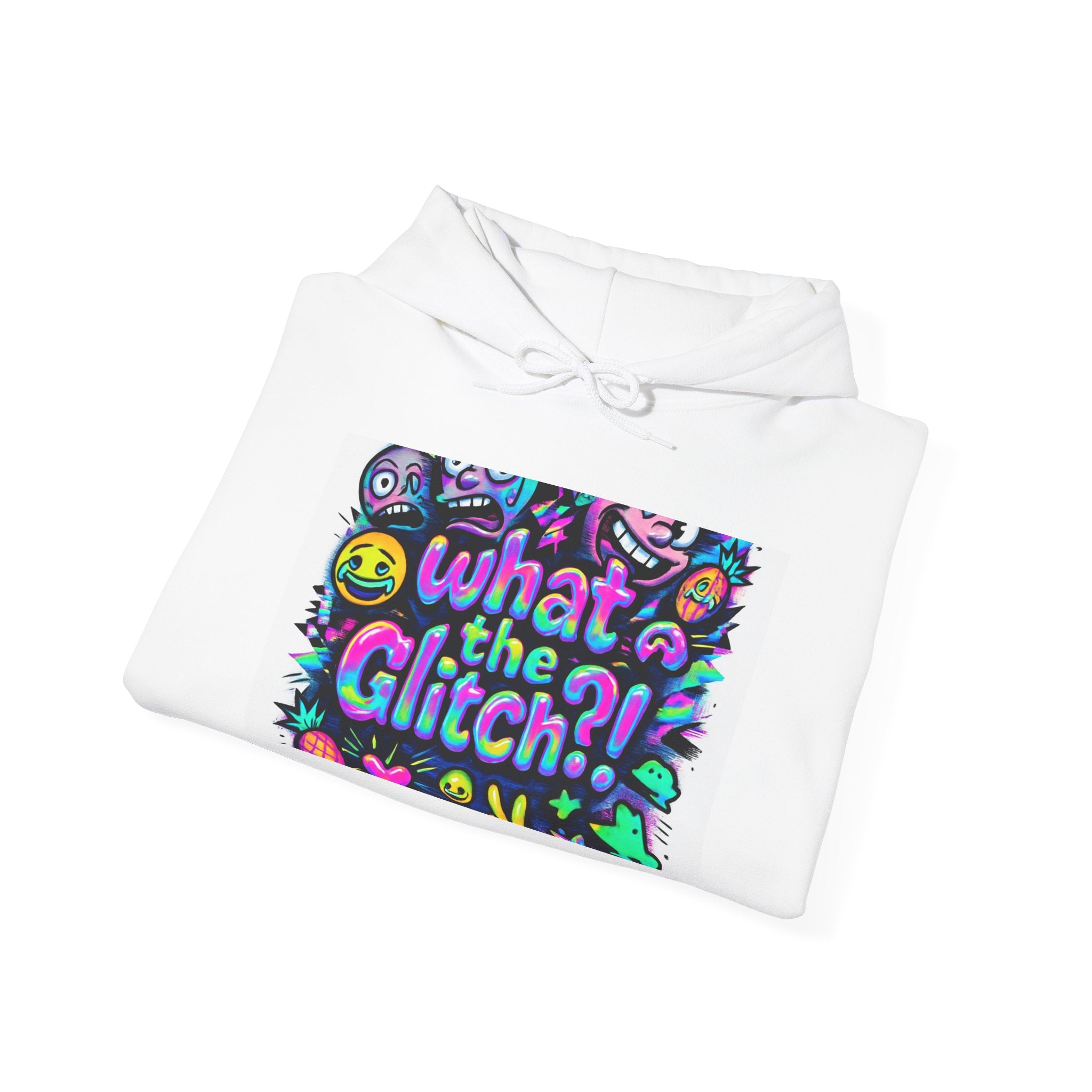 "What the Glitch" - Unisex Heavy Blend™ Hooded Sweatshirt